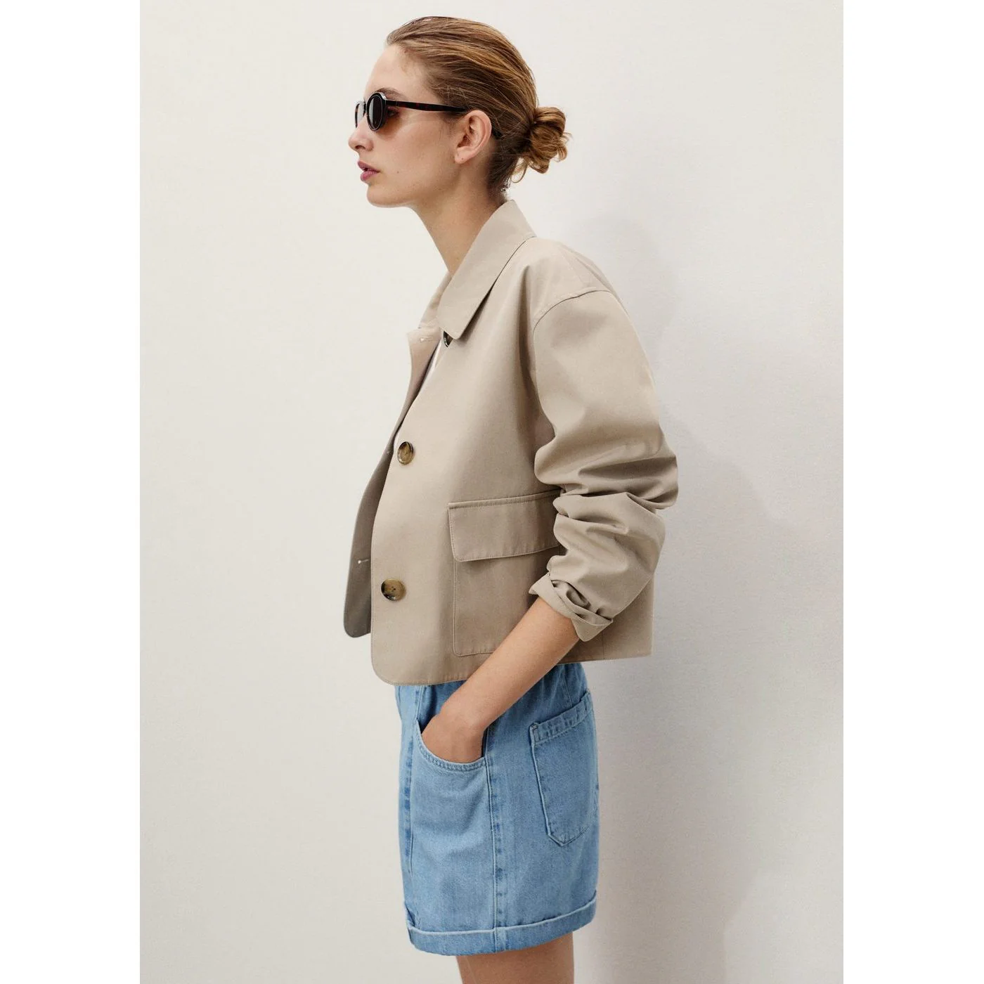 Short Delia - Bleu Moyen - Image 4