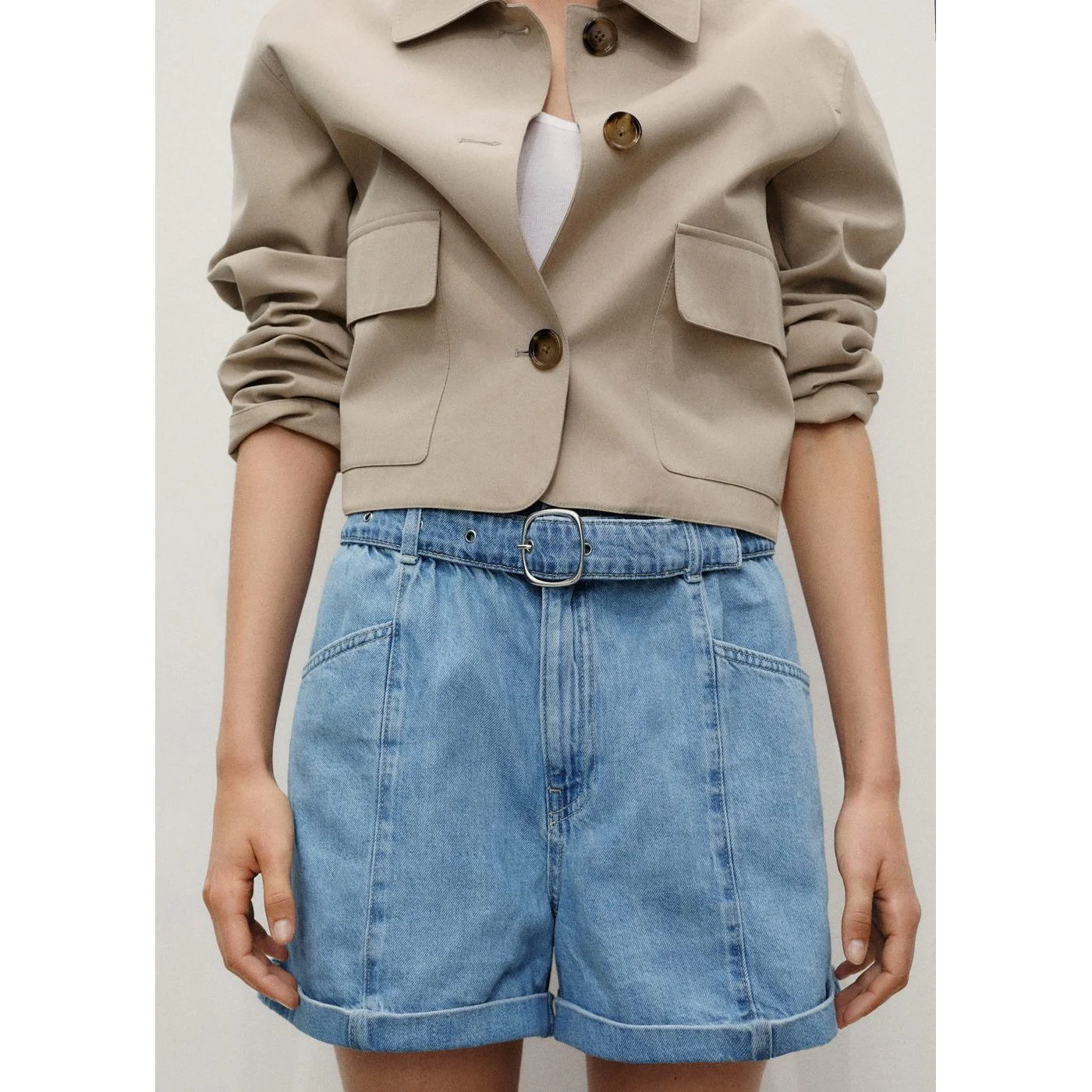 Short Delia - Bleu Moyen - Image 6