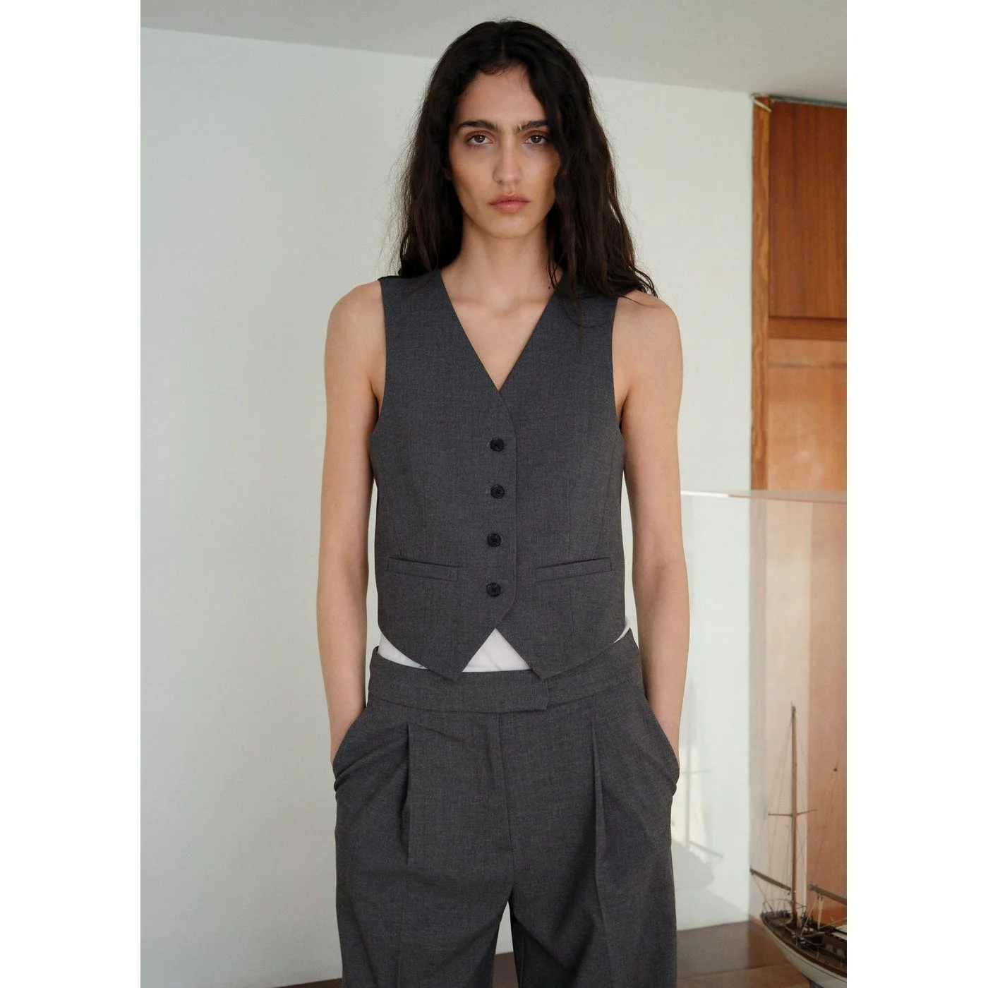 Manteau Avola - Grey - Image 2
