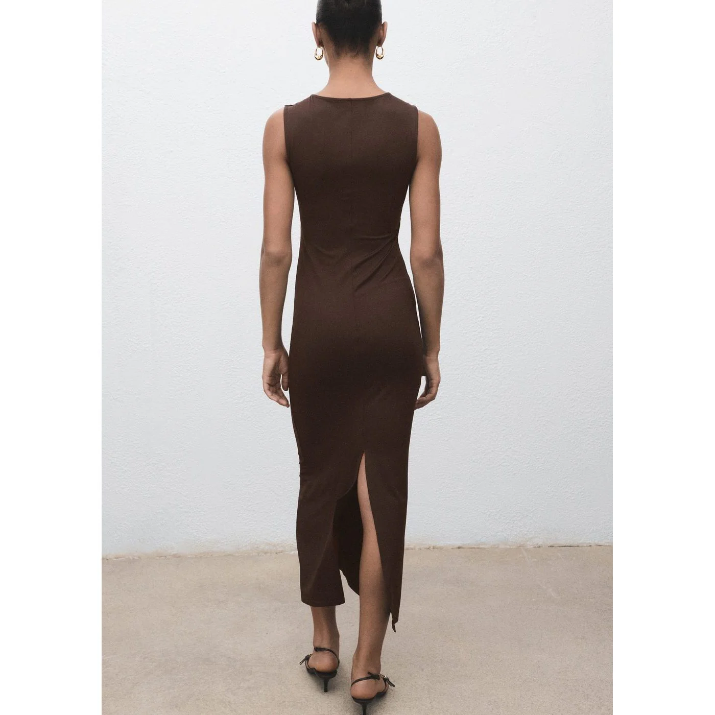 Robe Luisa - Brun - Image 3