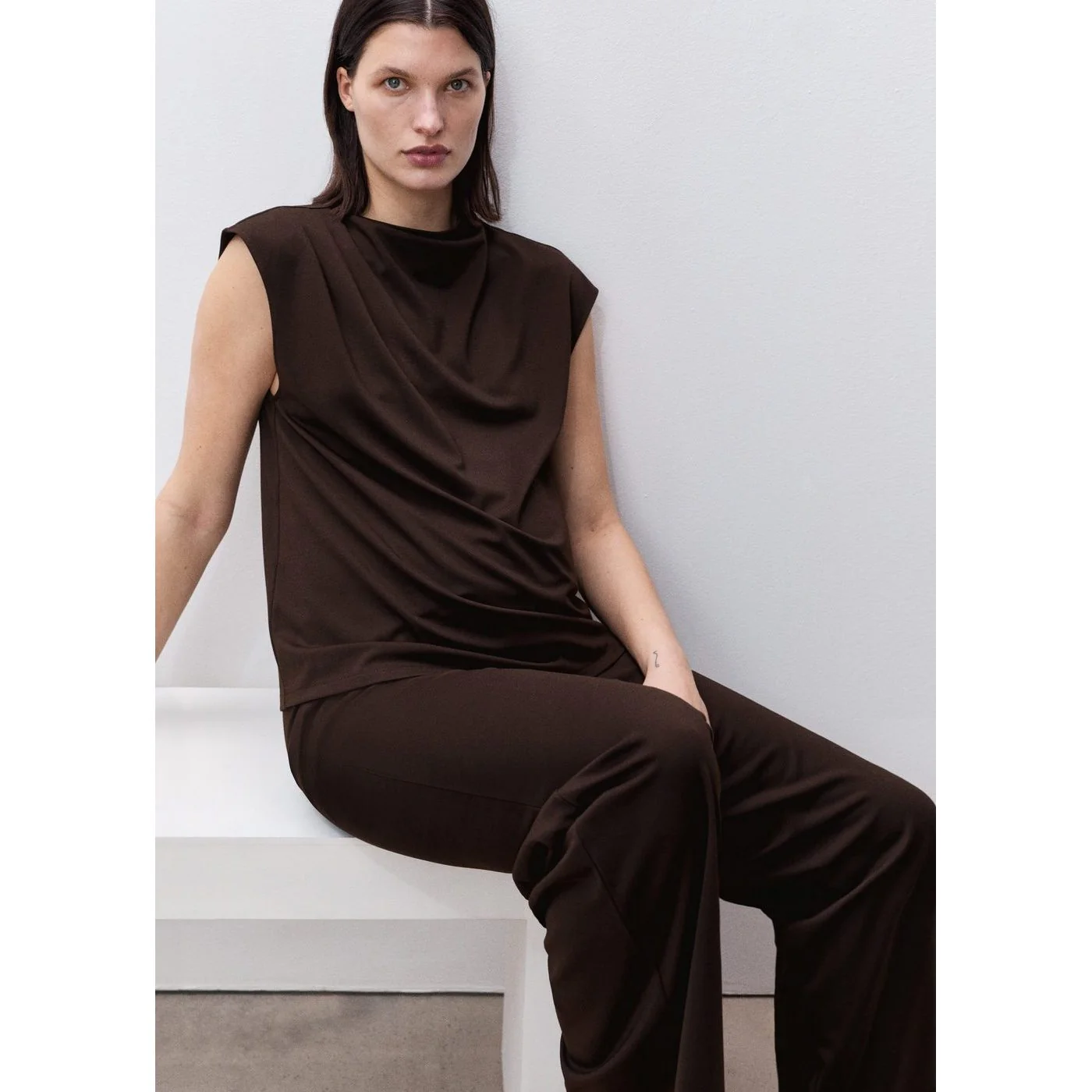 Pantalon Candelam - Chocolat - Image 5