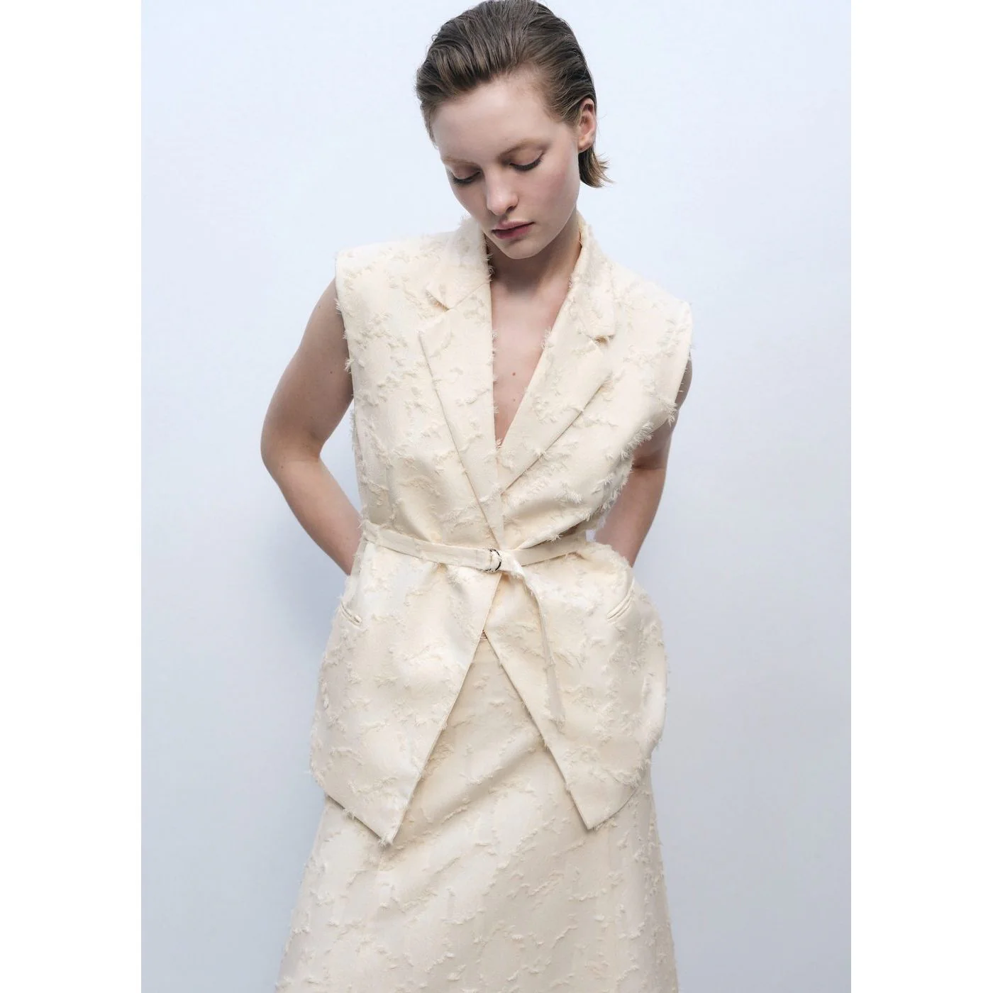 Manteau Floc - Off White - Image 2