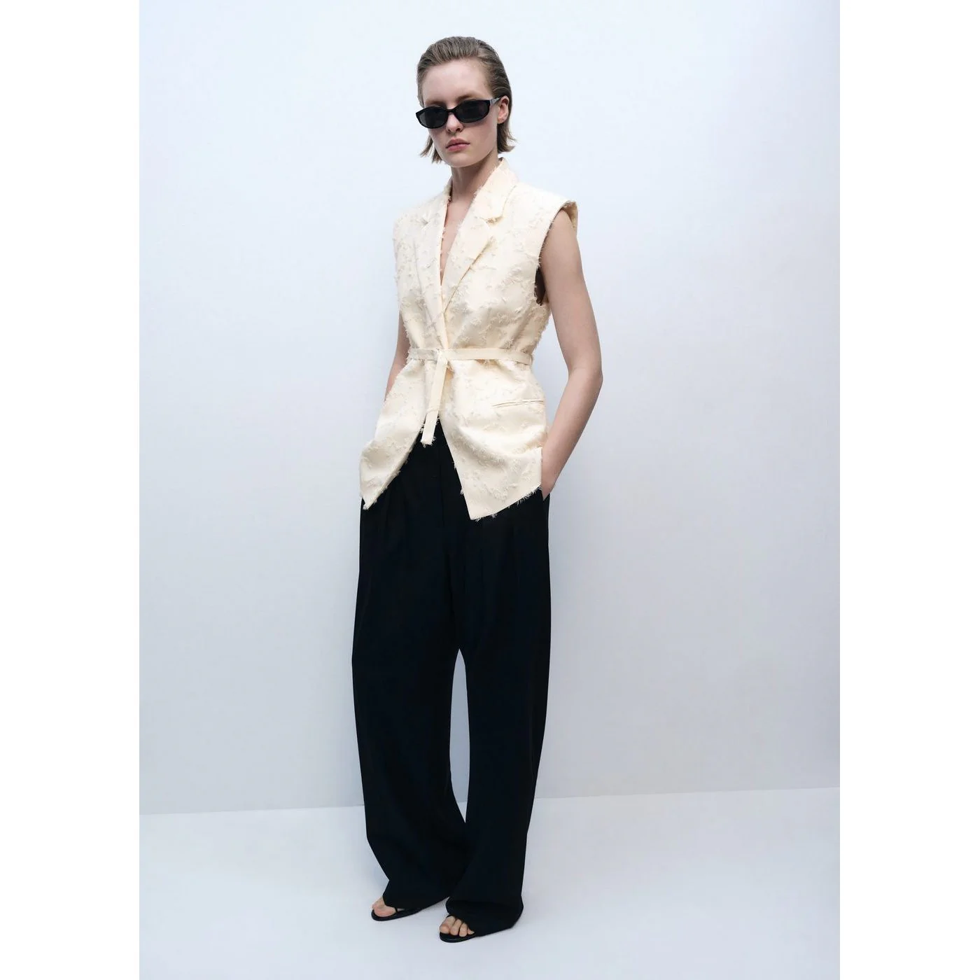 Manteau Floc - Off White - Image 5