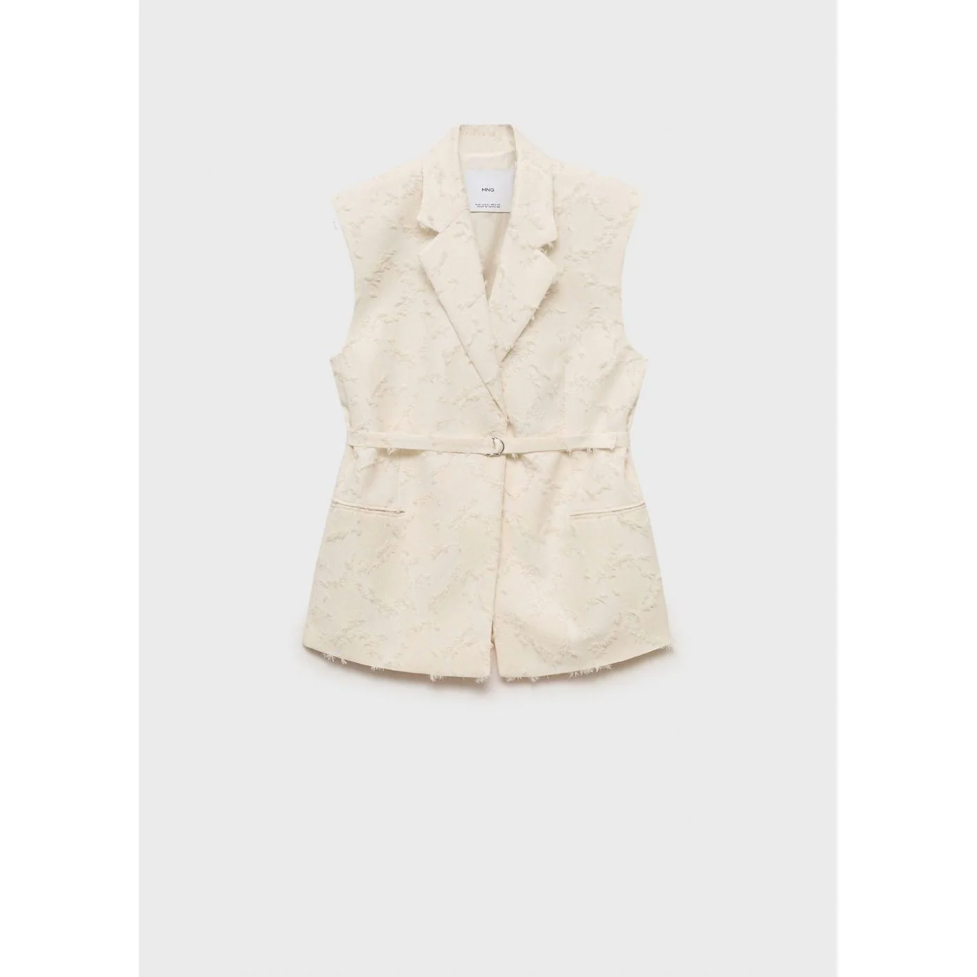 Manteau Floc - Off White - Image 7