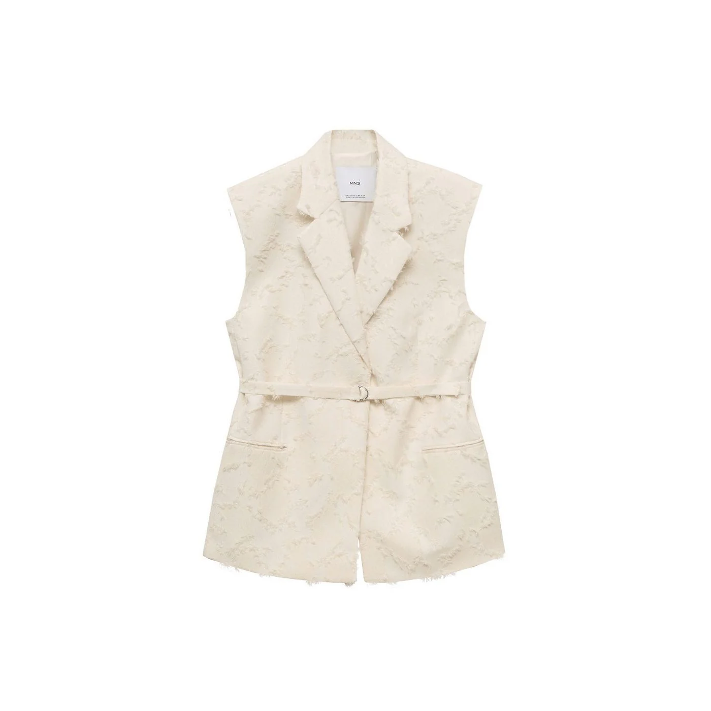 Manteau Floc - Off White - Image 8