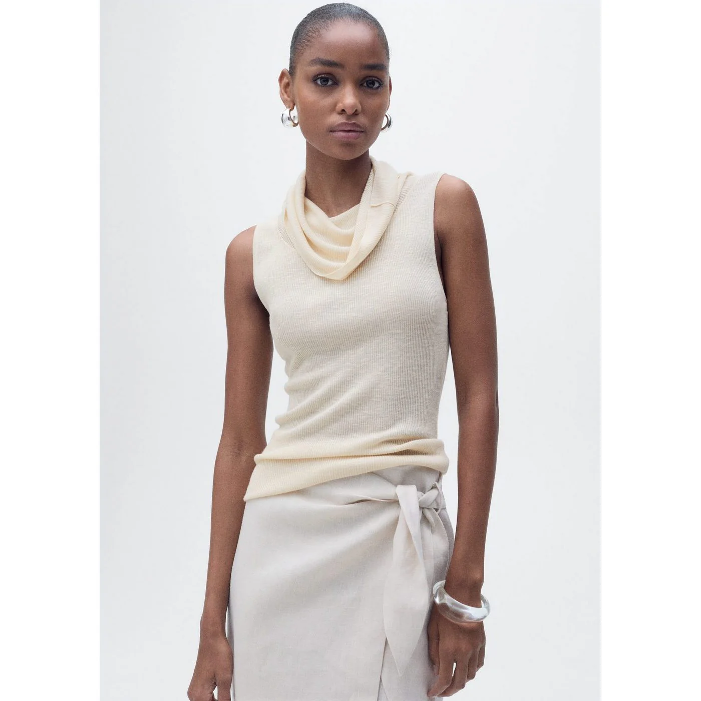 Top Narciso - Light/Pastel Grey - Image 2