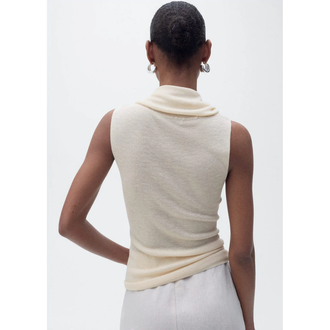 Top Narciso - Light/Pastel Grey - Image 3