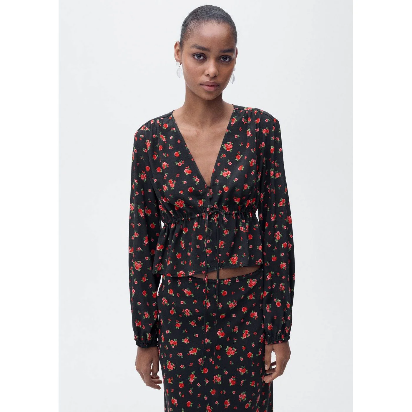 Blouse Gem - Black - Image 2