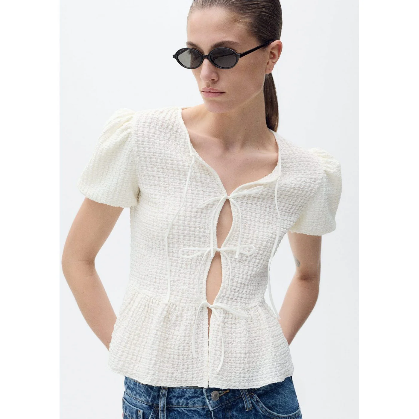Blouse Benita - Brut - Image 2