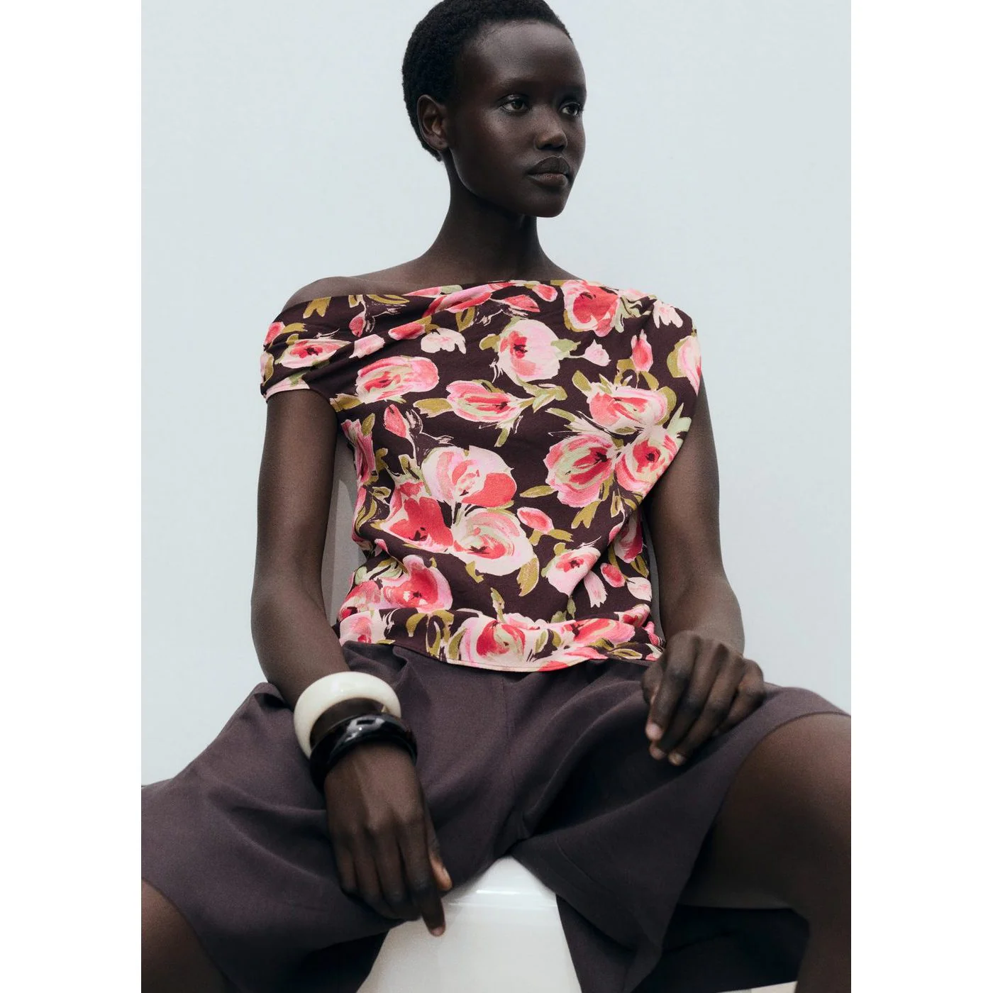 Blouse Winner - Brown - Image 4