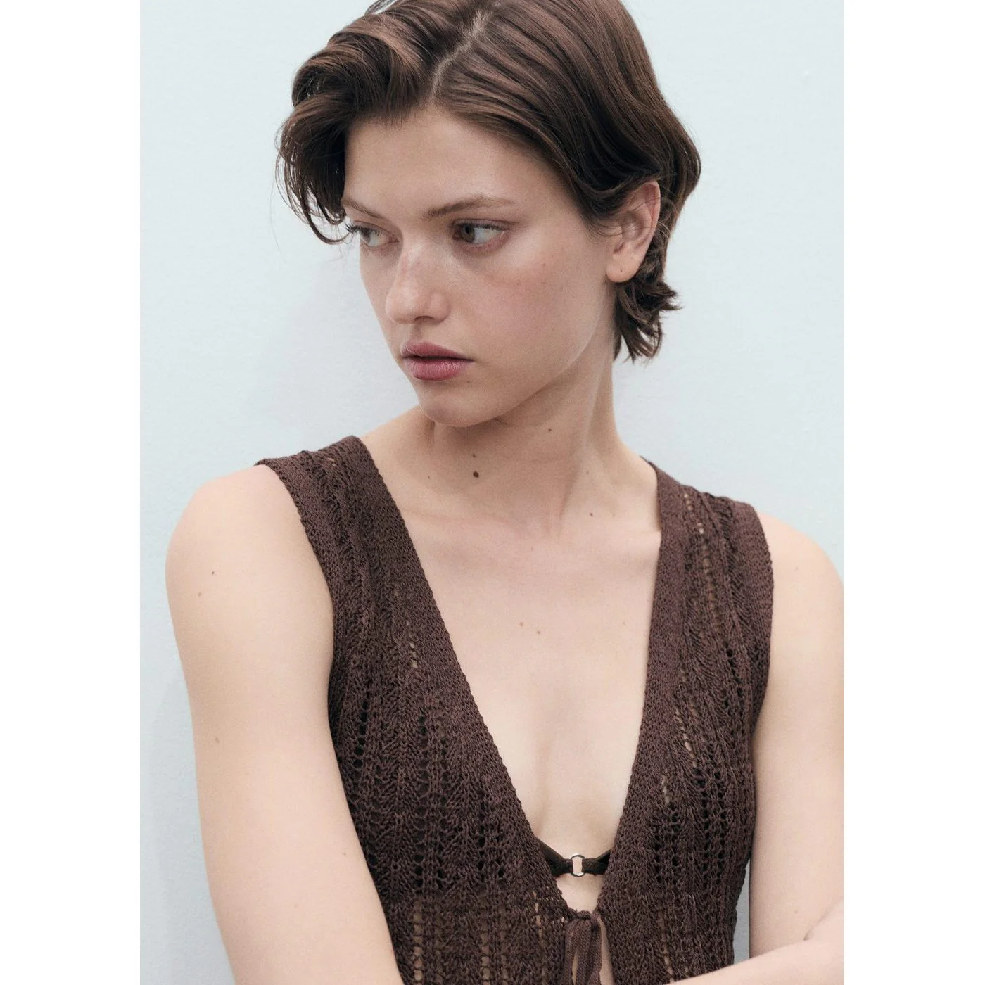 Gilet Magnolia - Chocolat - Image 4