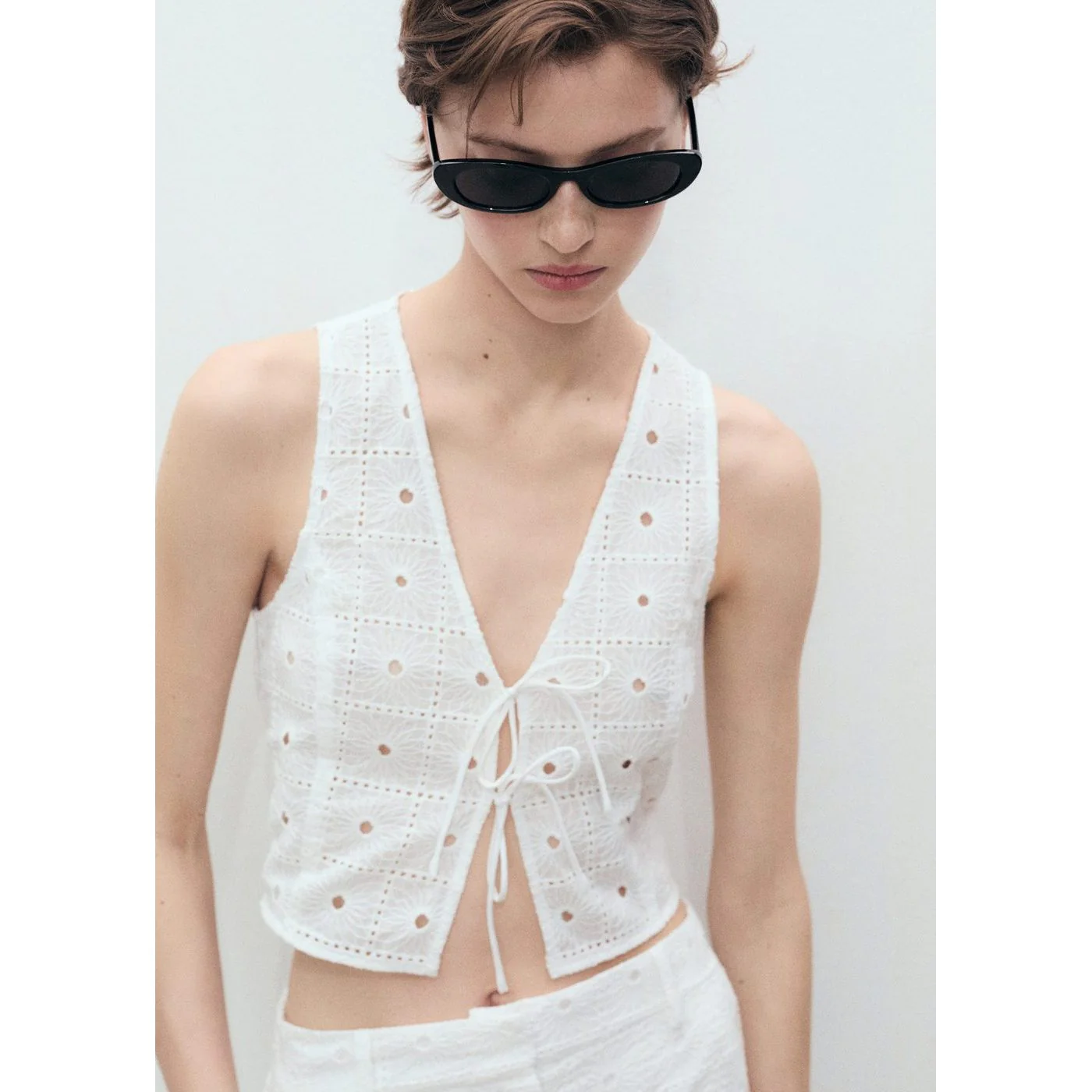 Gilet Fado - Blanc - Image 2