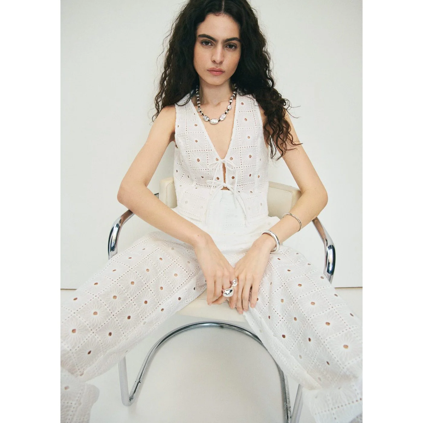 Gilet Fado - Blanc - Image 6