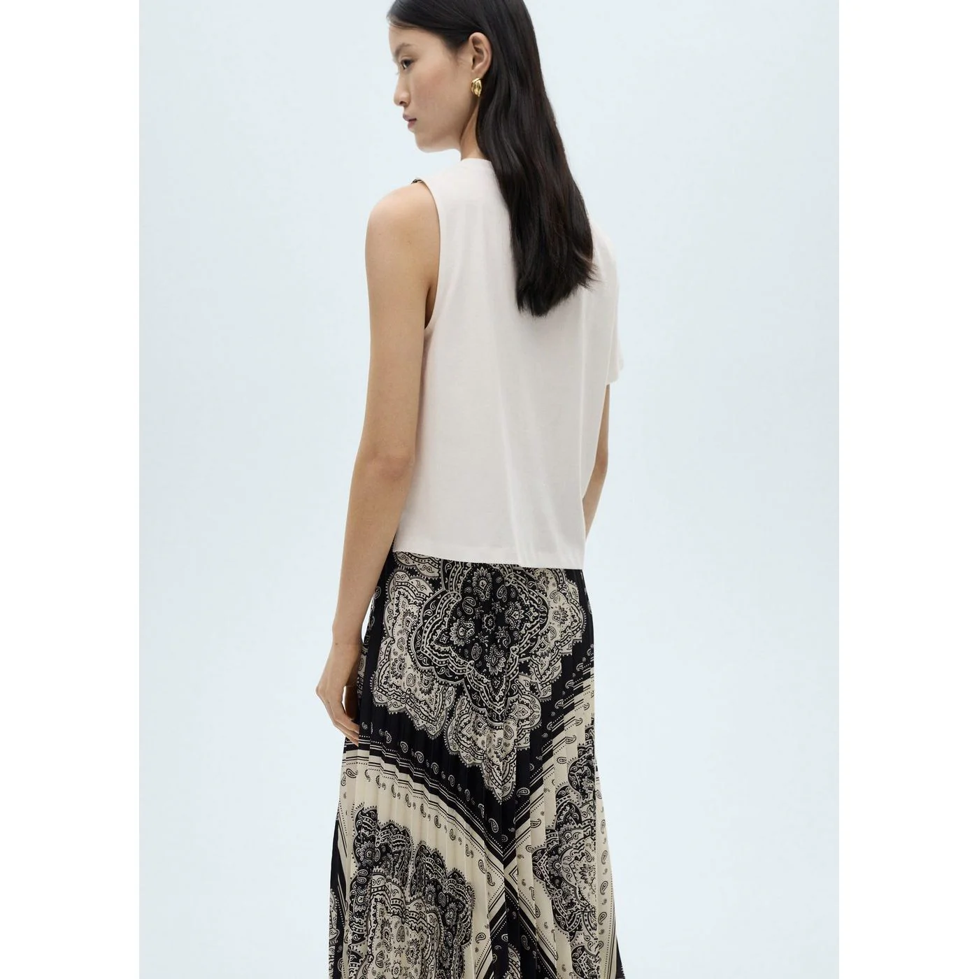 T-Shirt Paisley-H - Off White - Image 3