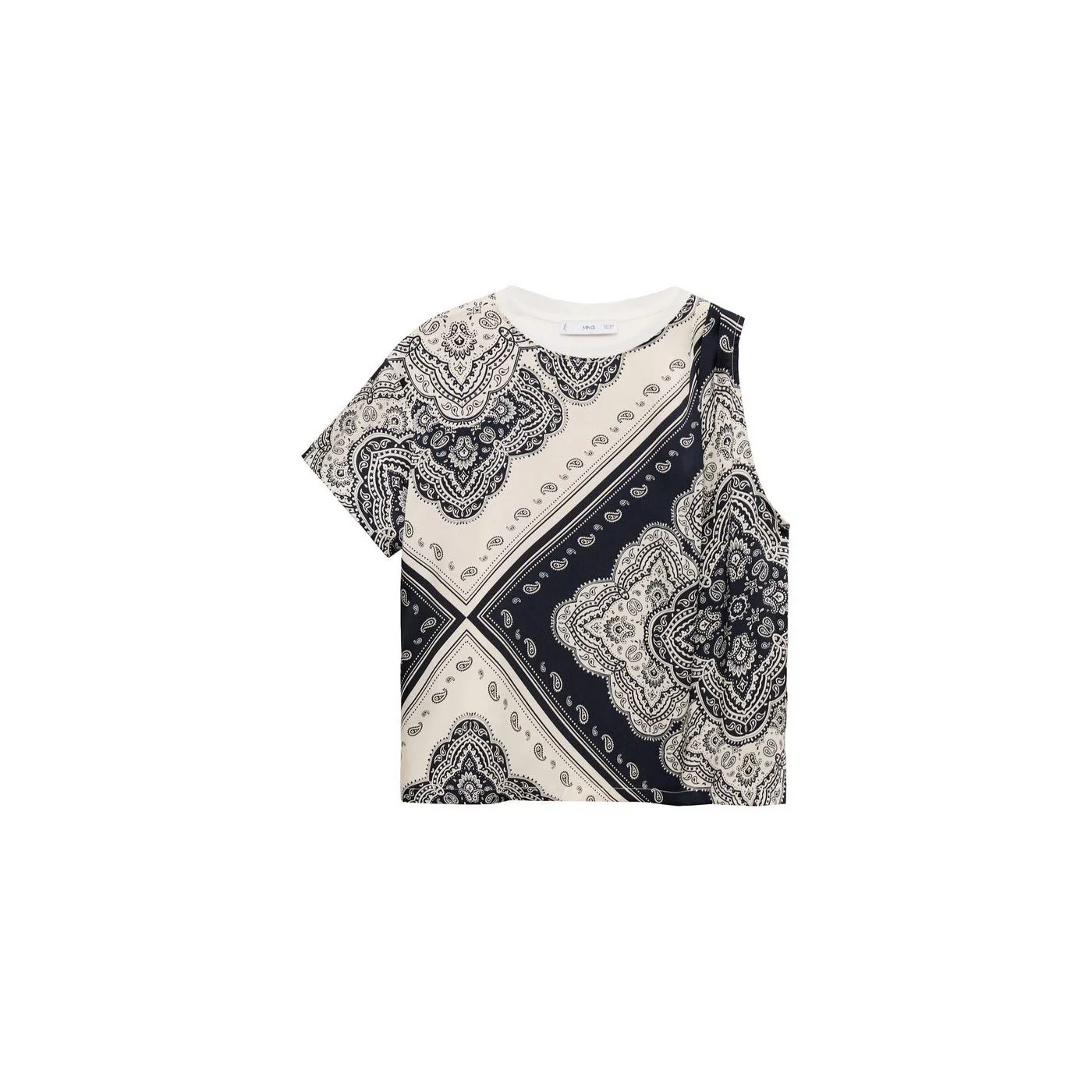 T-Shirt Paisley-H - Off White - Image 8
