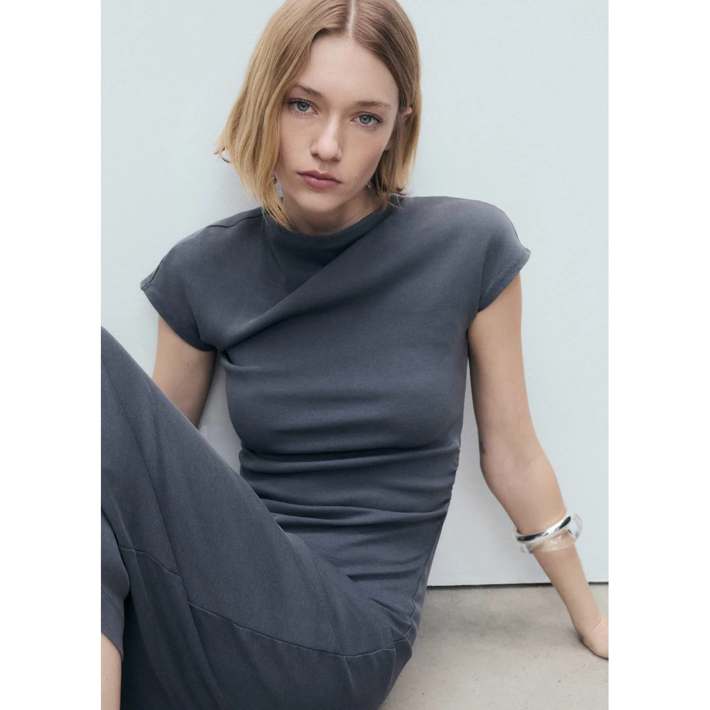 Robe Carrot - Gris - Image 5