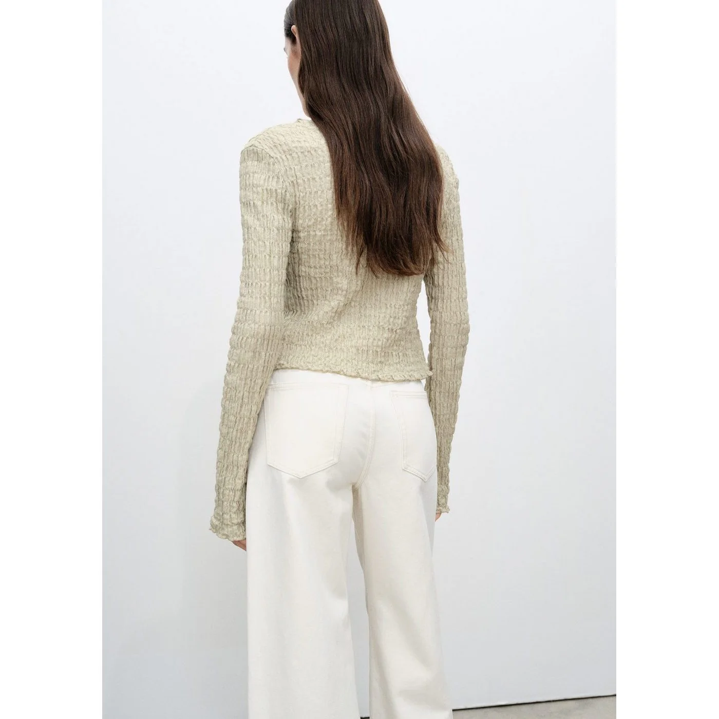 Cardigan May - Light/Pastel Grey - Image 3