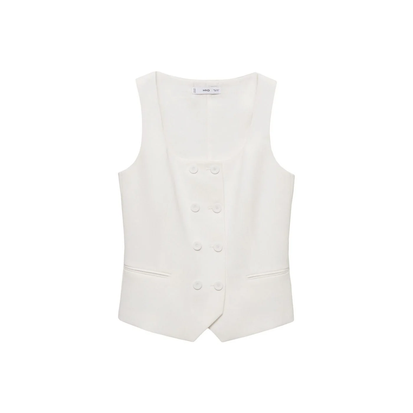 Gilet Iguana - Blanc Cassé - Image 8
