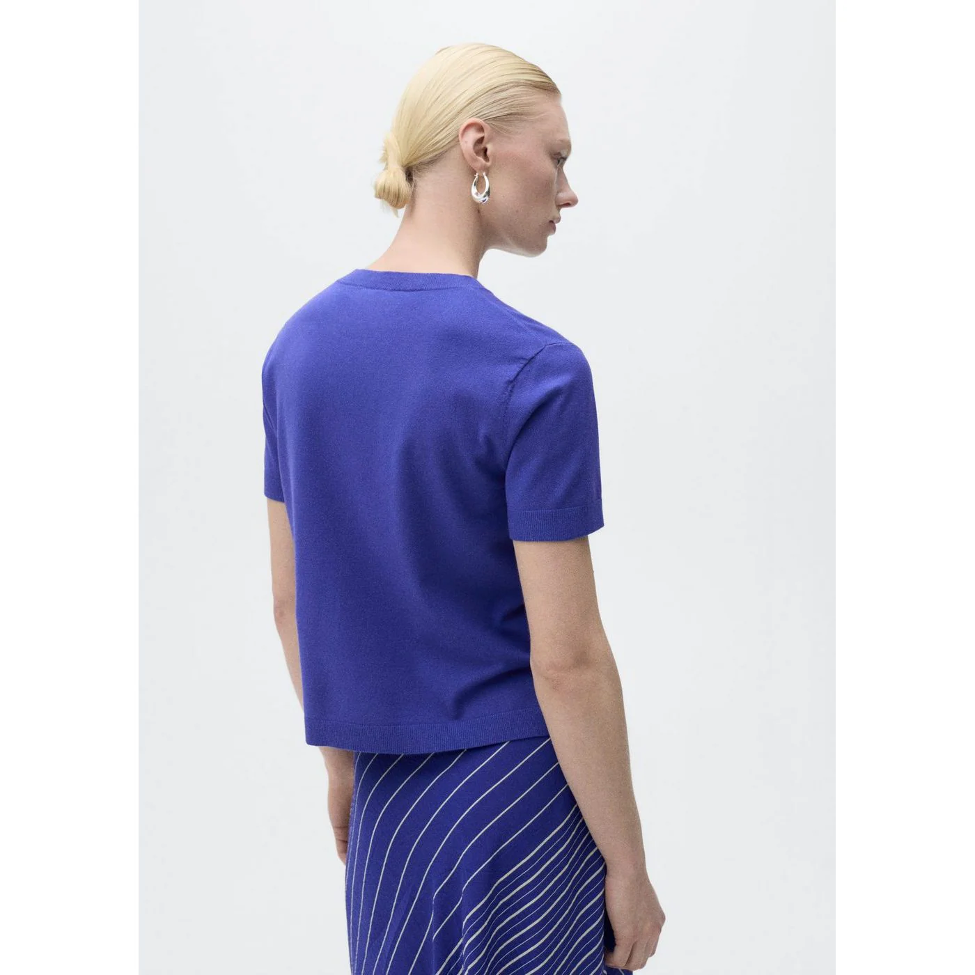 Pull Blanche - Blue - Image 3