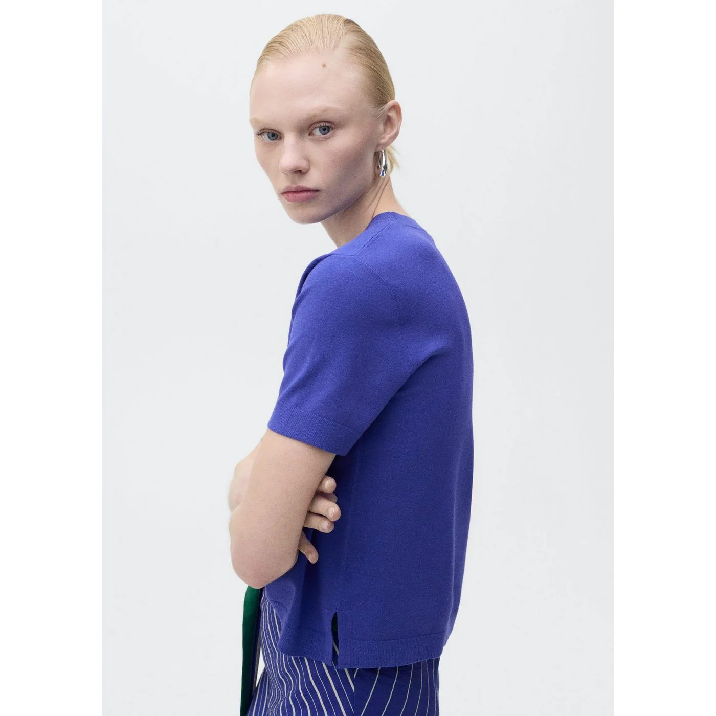 Pull Blanche - Blue - Image 4