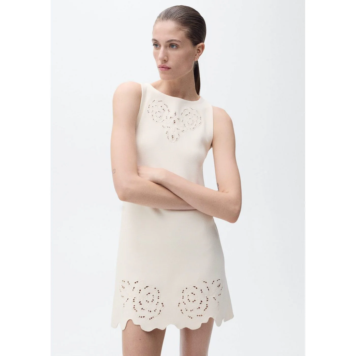 Robe Luciana - Ecru - Image 2