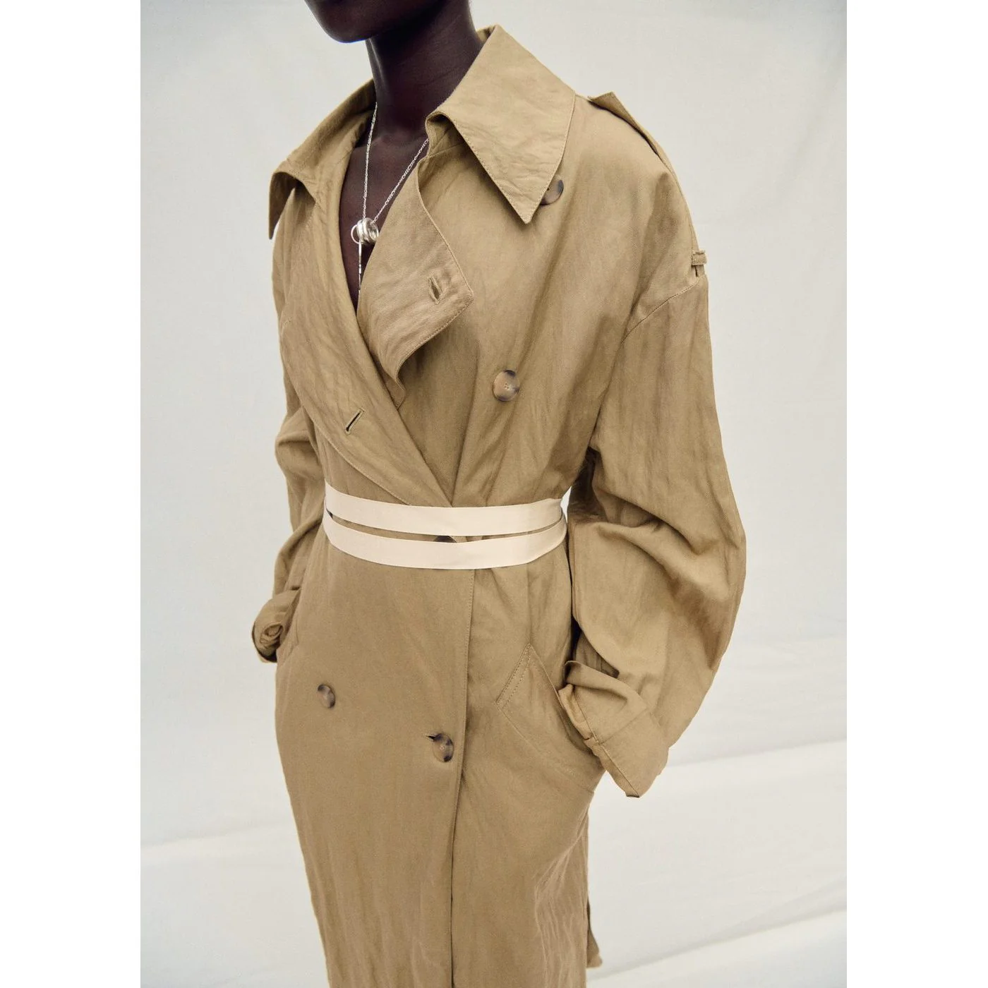 Trench Coat Cherry - Medium Brown - Image 2