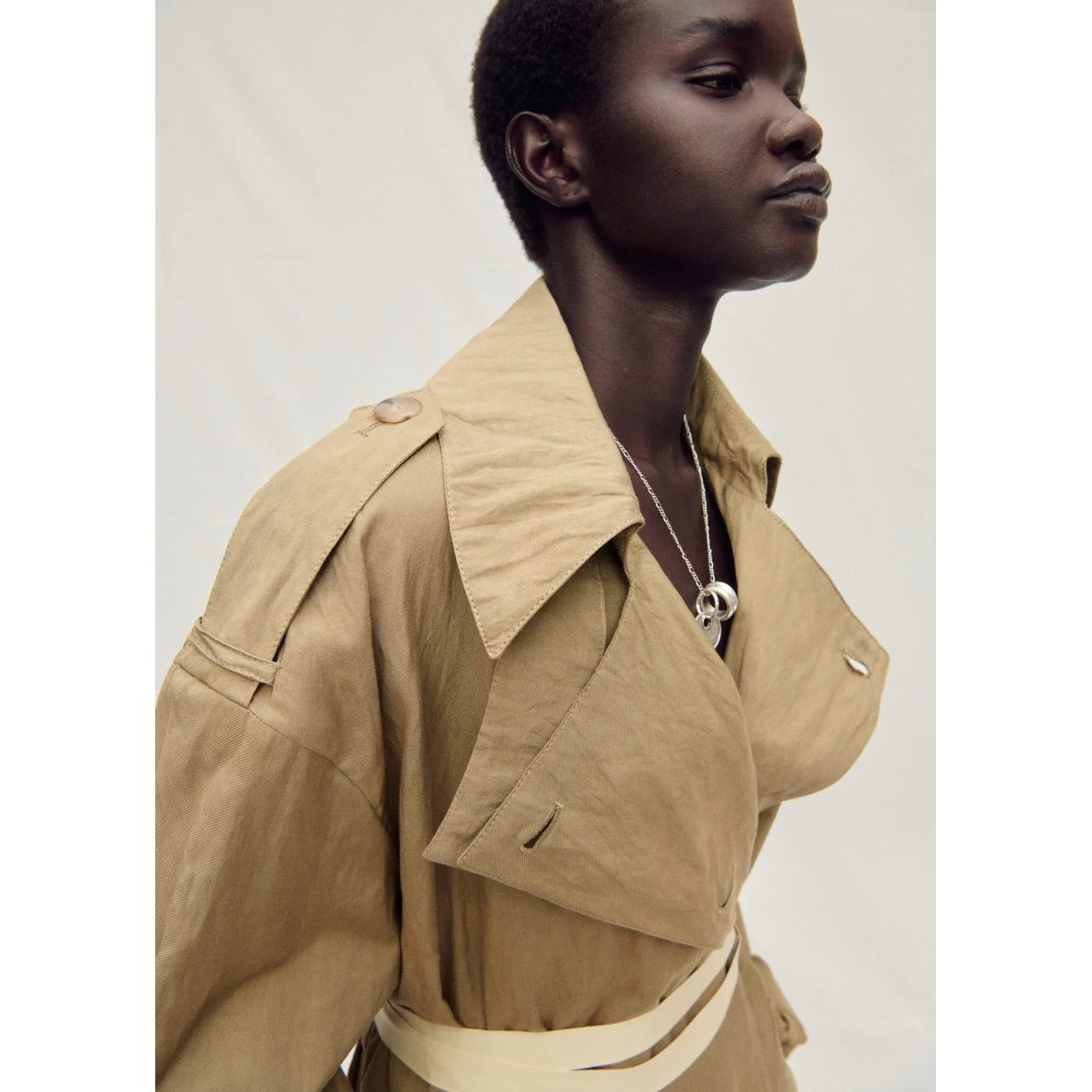 Trench Coat Cherry - Medium Brown - Image 5