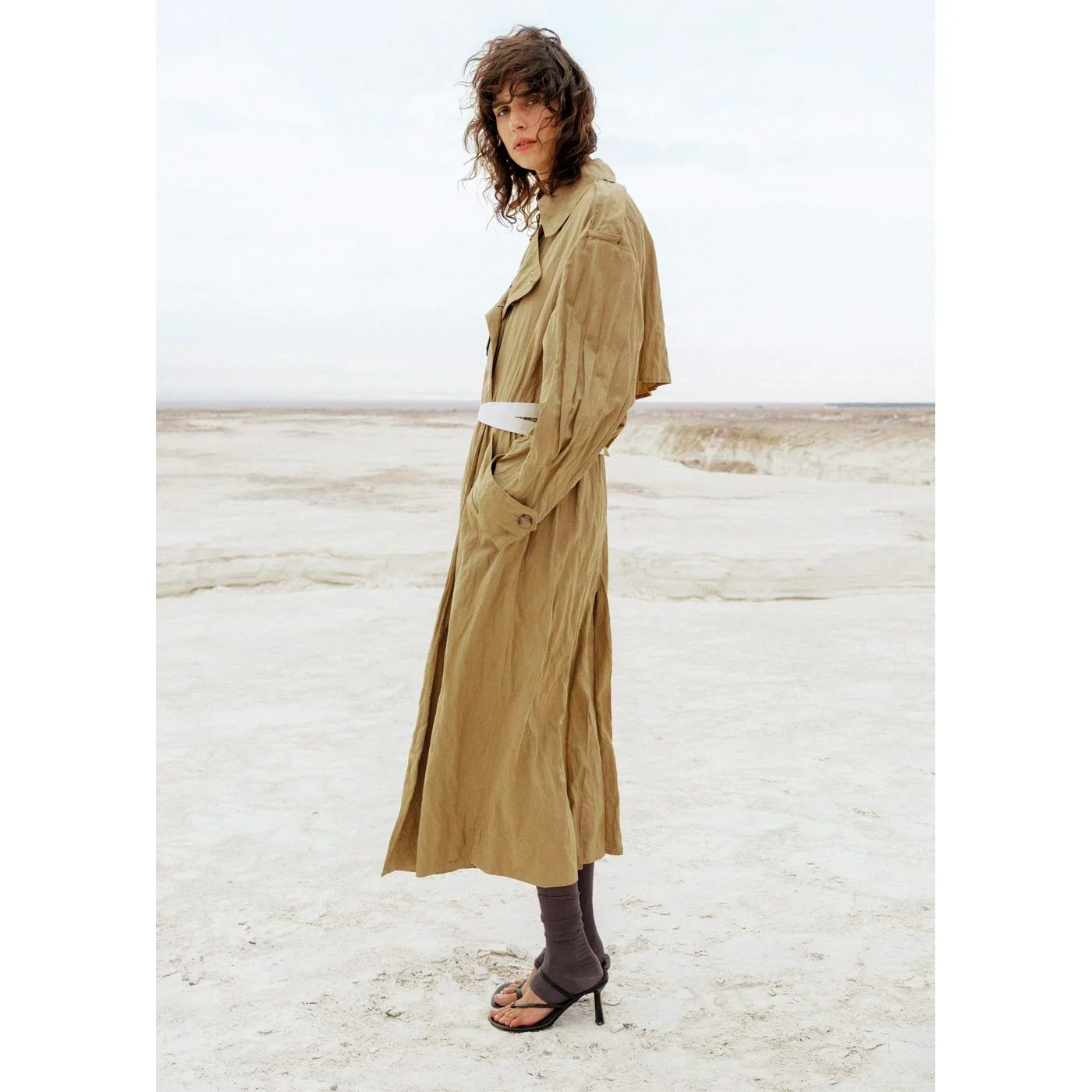 Trench Coat Cherry - Medium Brown - Image 6