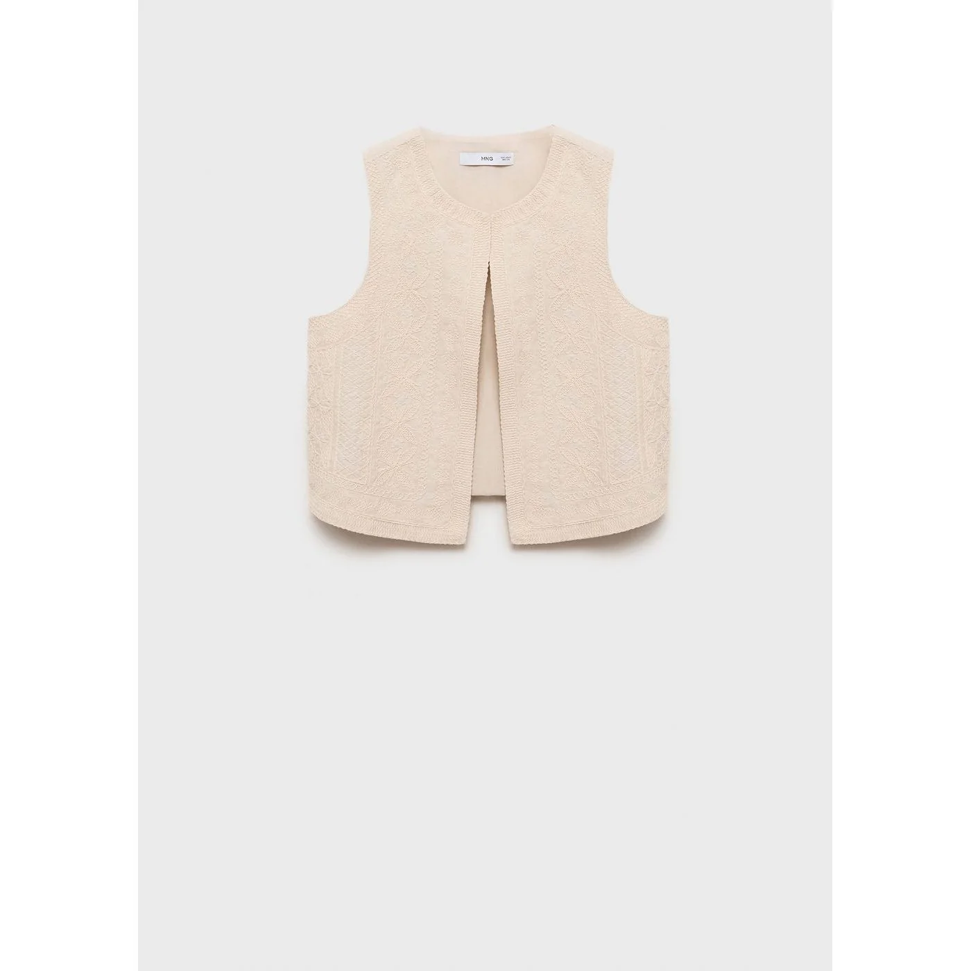 Manteau Brod - Ecru - Image 7