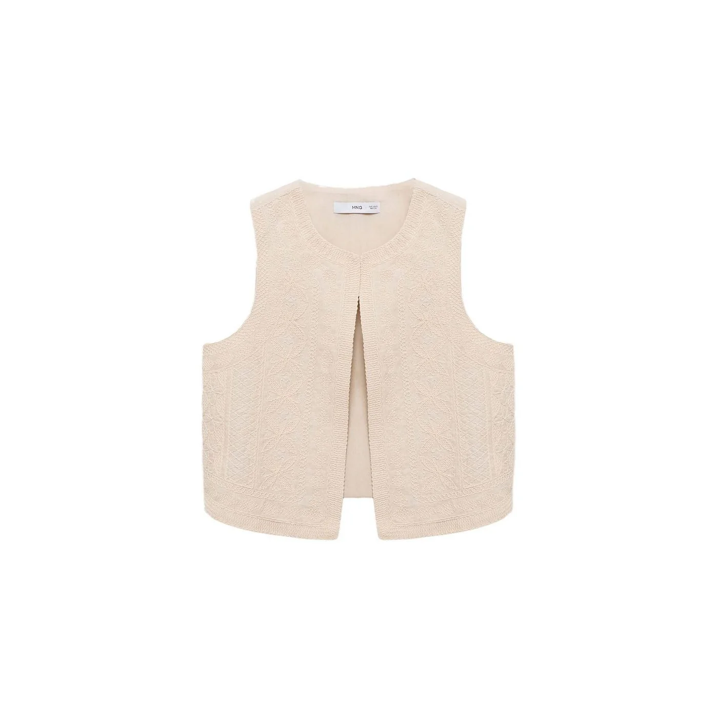 Manteau Brod - Ecru - Image 8