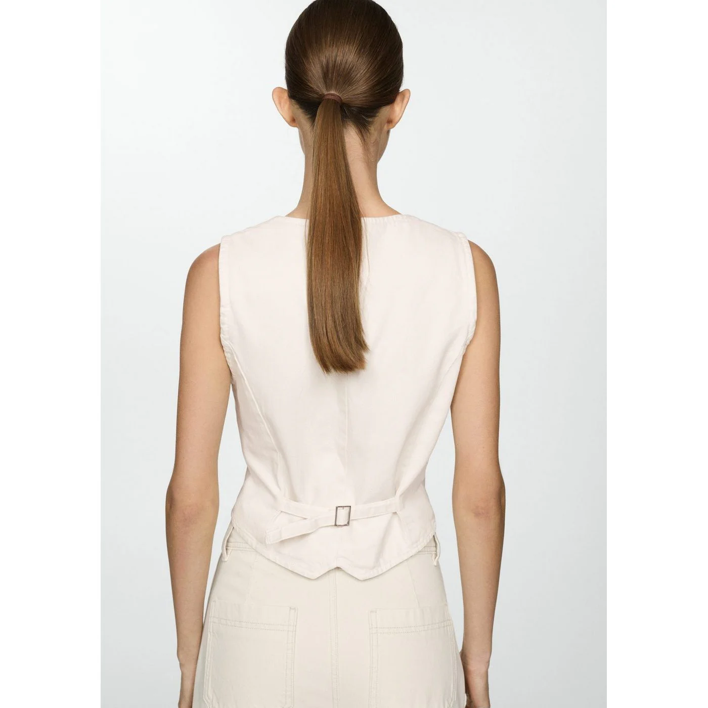 Gilet Taylor - Blanc Cassé - Image 3