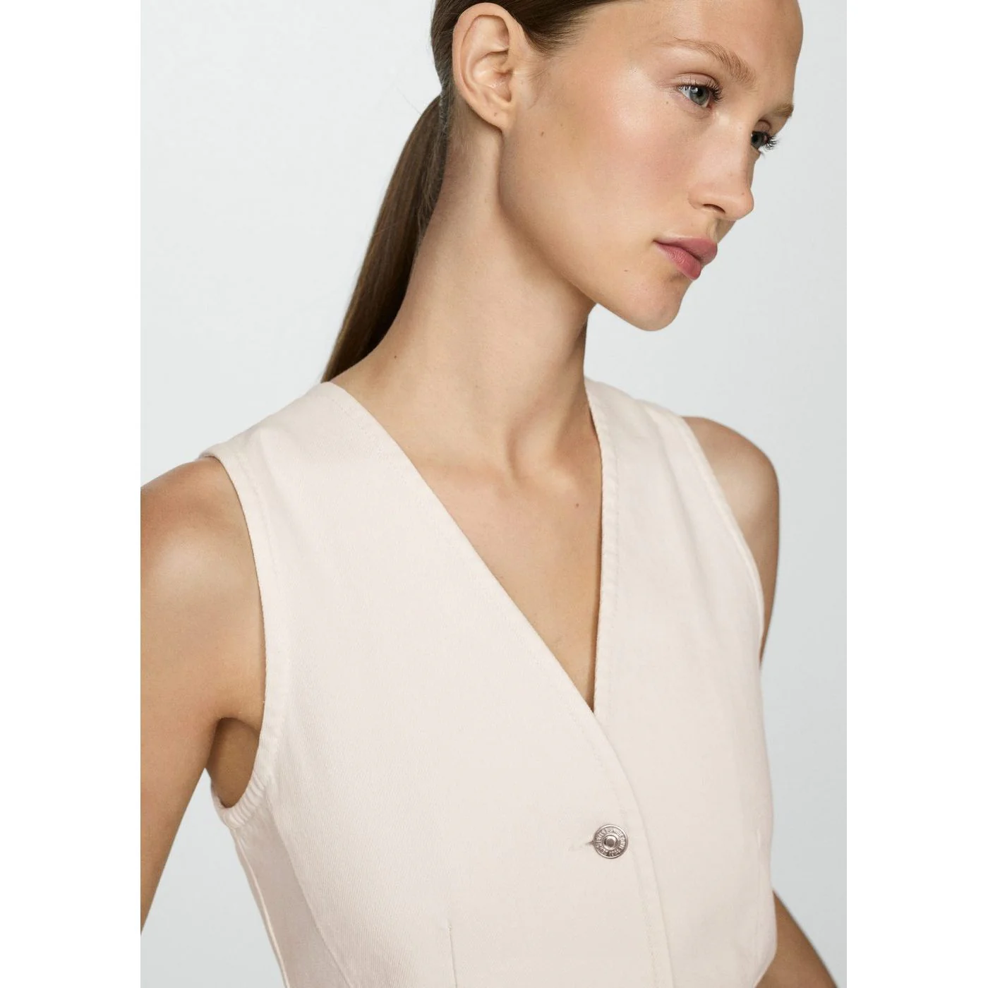 Gilet Taylor - Blanc Cassé - Image 4