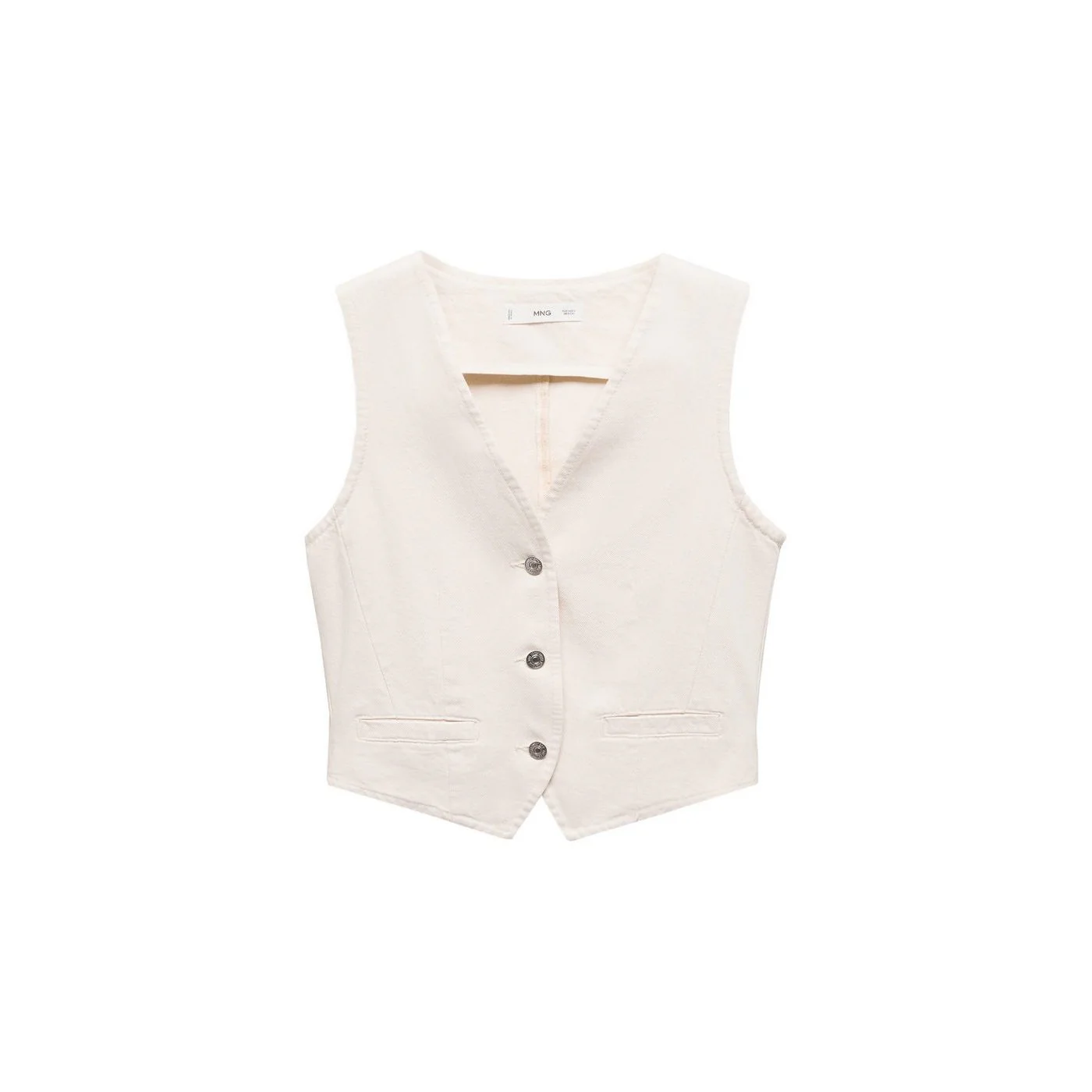 Gilet Taylor - Blanc Cassé - Image 8