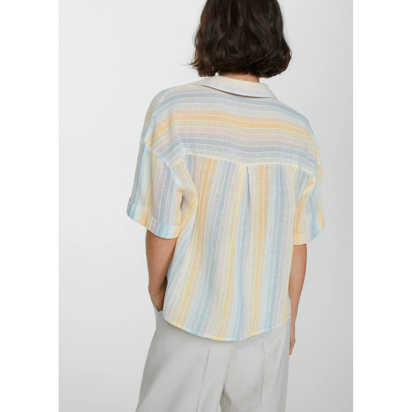 Blouse Coconut - Pastel Yellow - Image 3