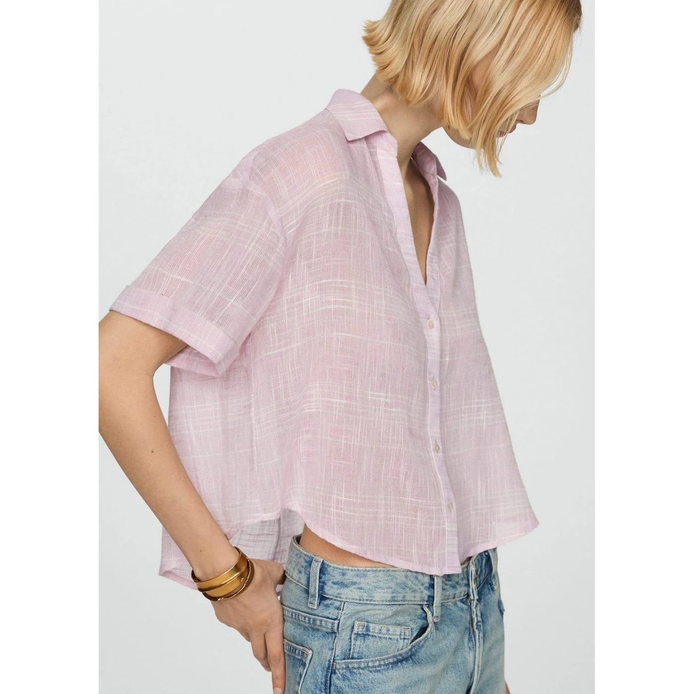 Blouse Coconut - Pastel Pink - Image 2