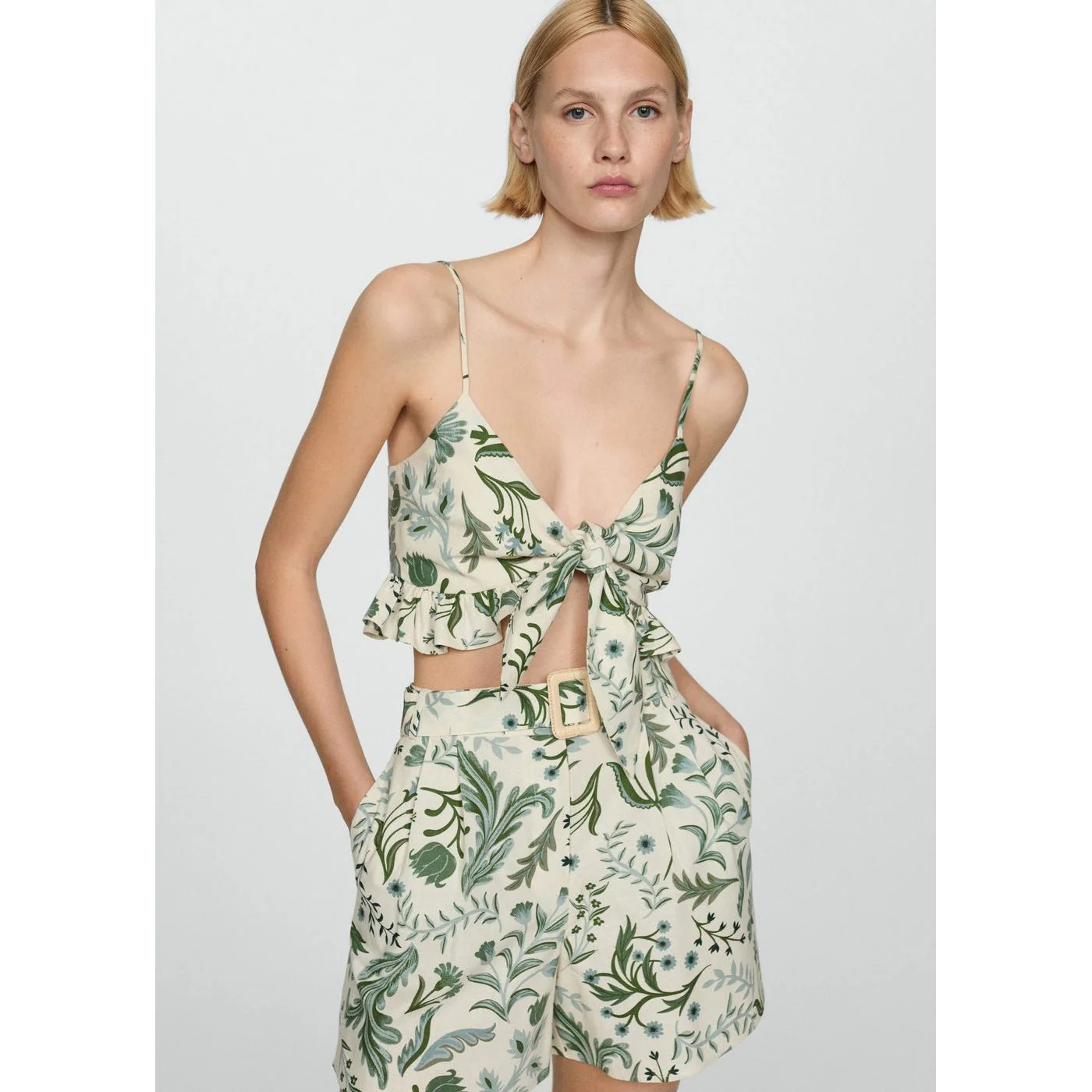 Top Botanic - Ecru - Image 2