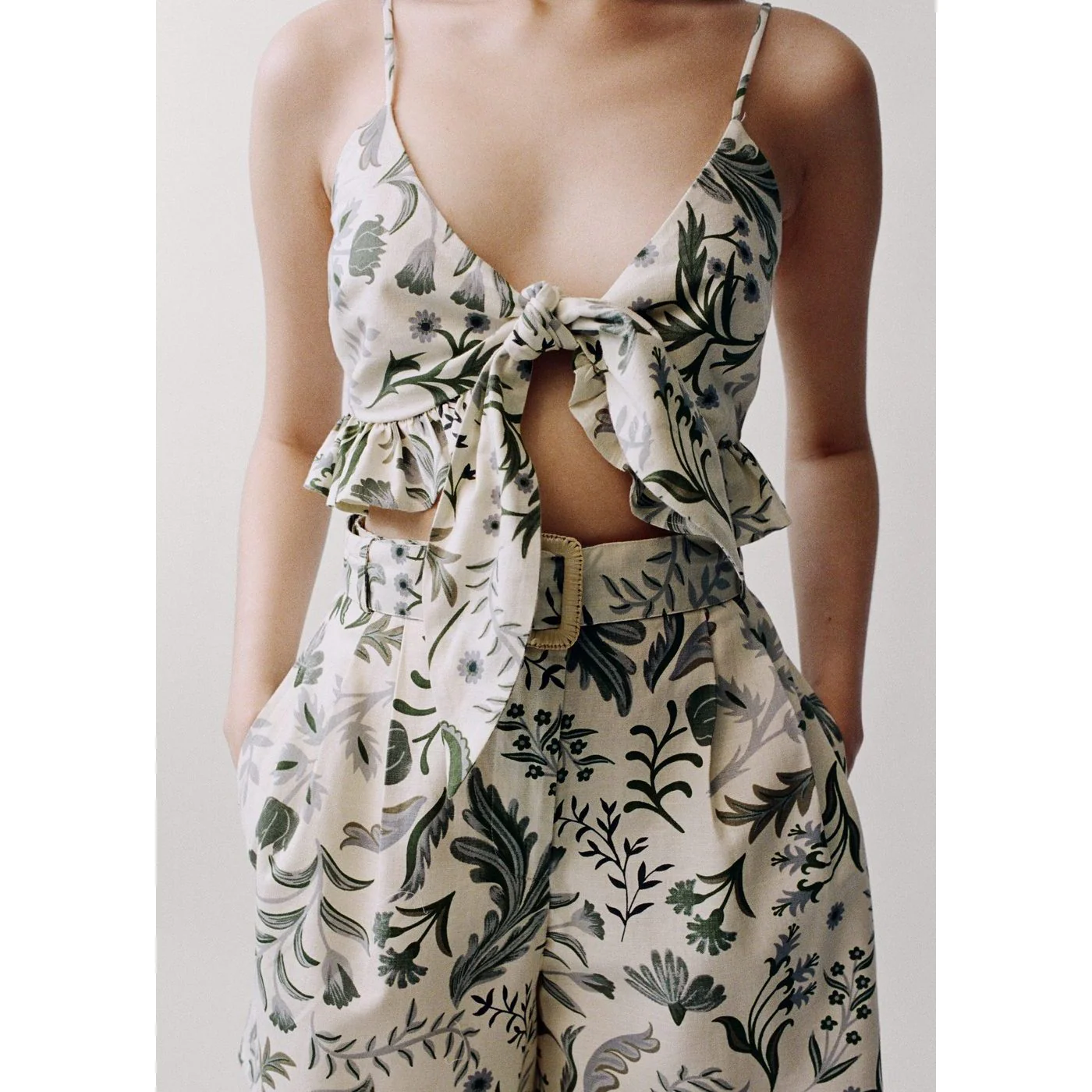 Top Botanic - Ecru - Image 6