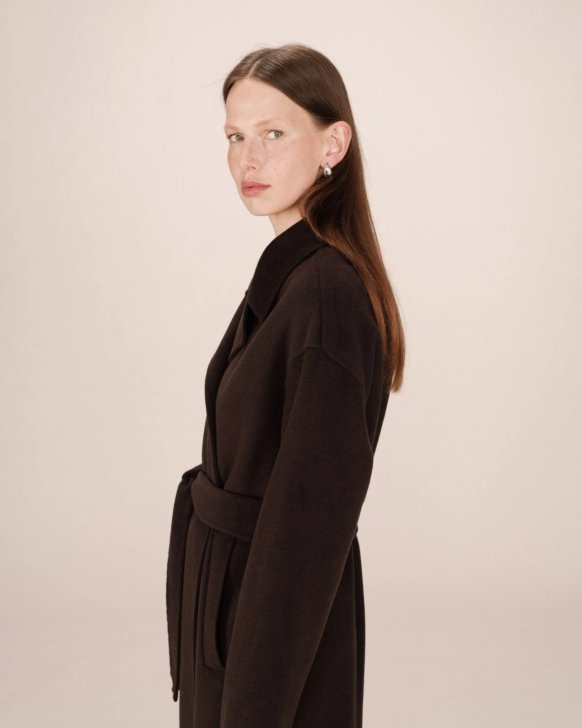 Manteau Chocolat Stone - Image 4