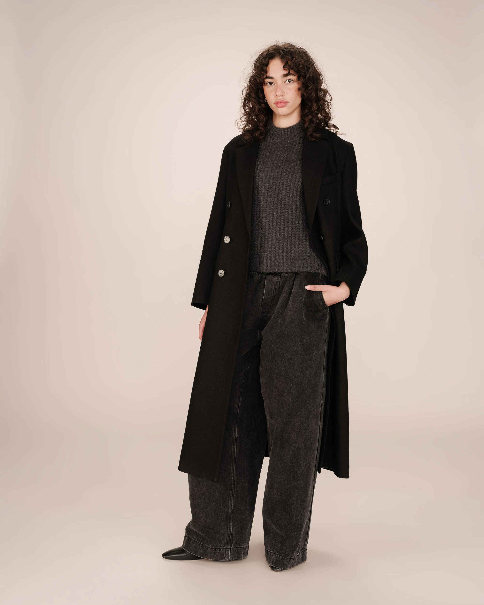Manteau Noir Smith - Image 2