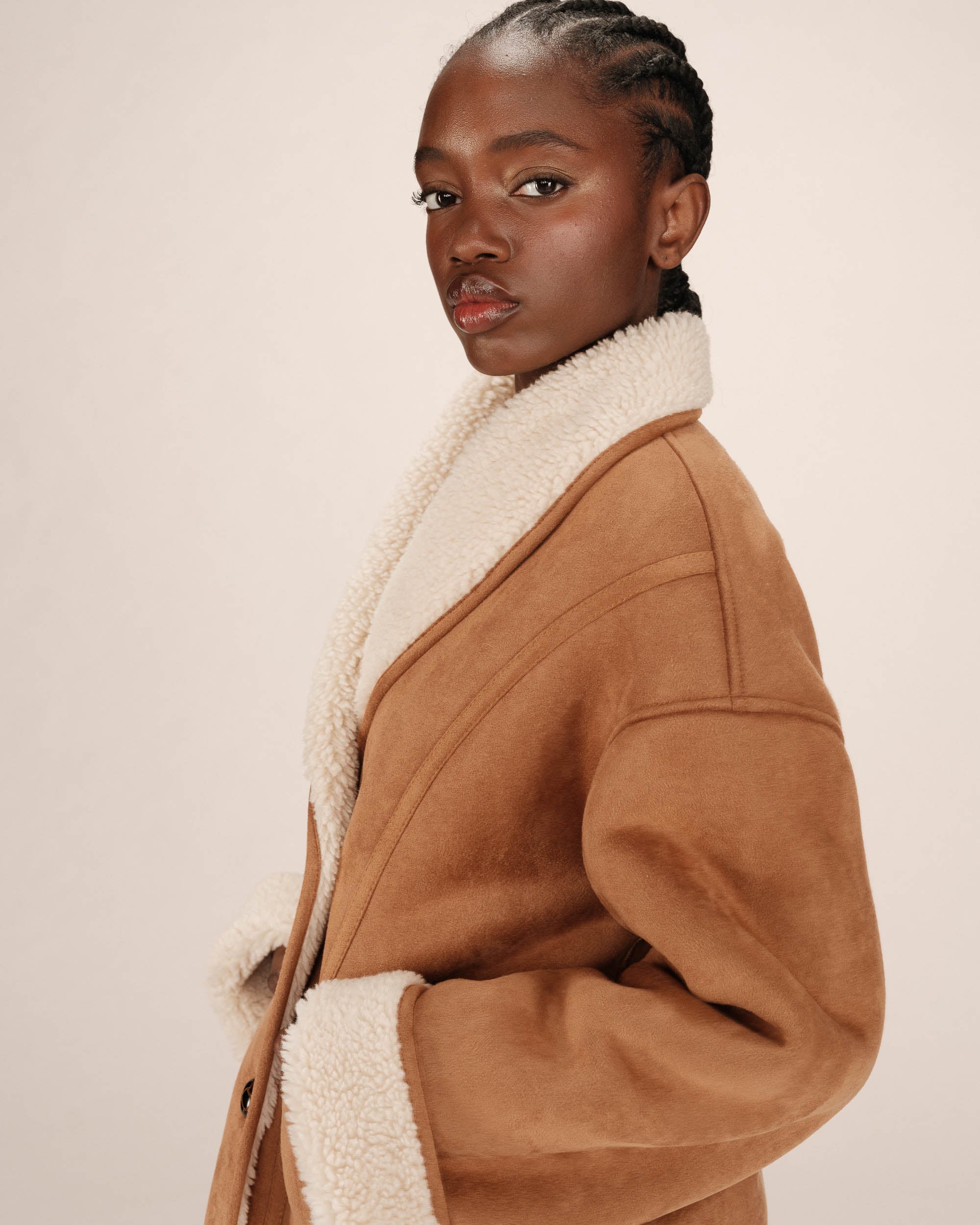 Manteau Camel Swan - Image 2