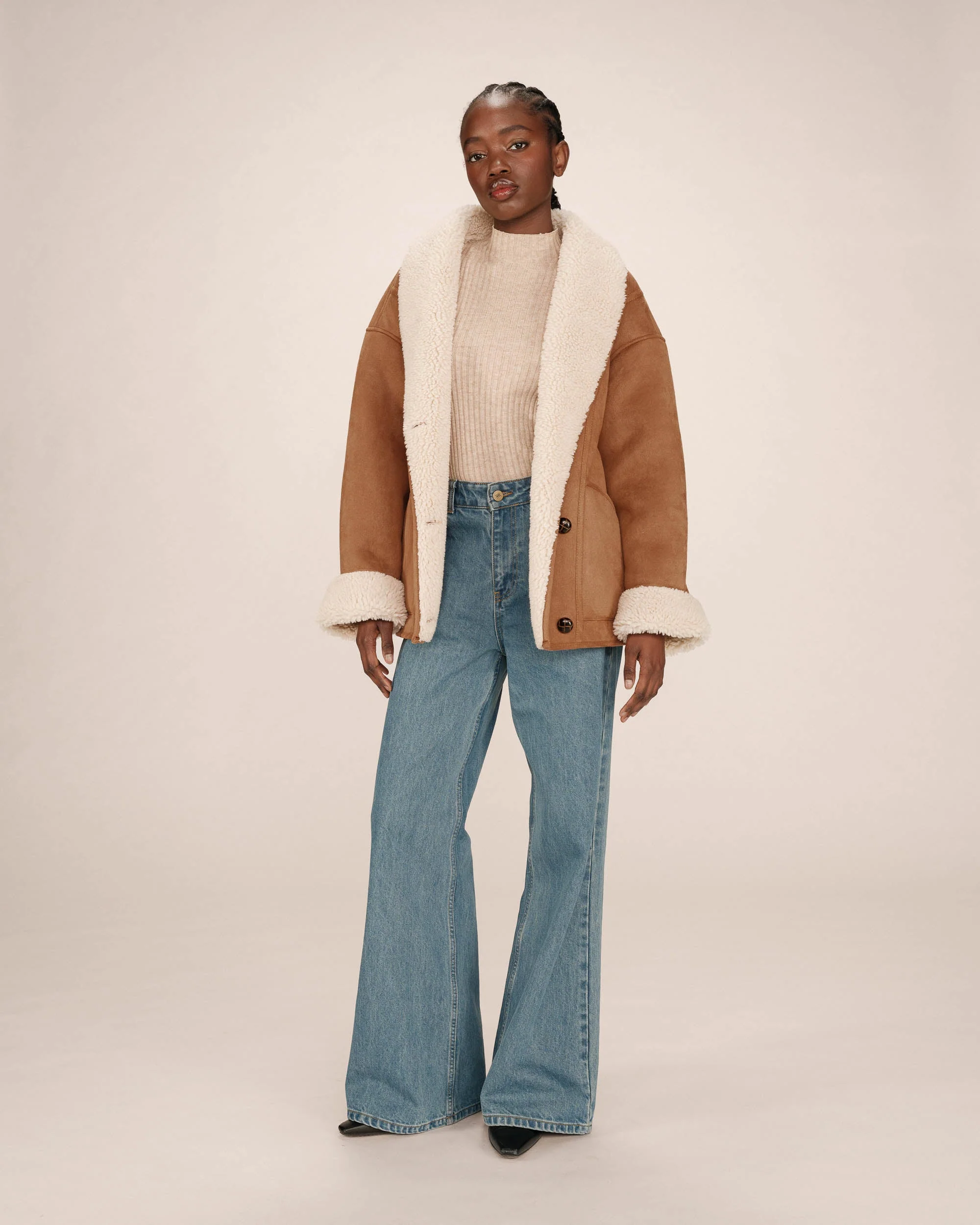 Manteau Camel Swan - Image 3