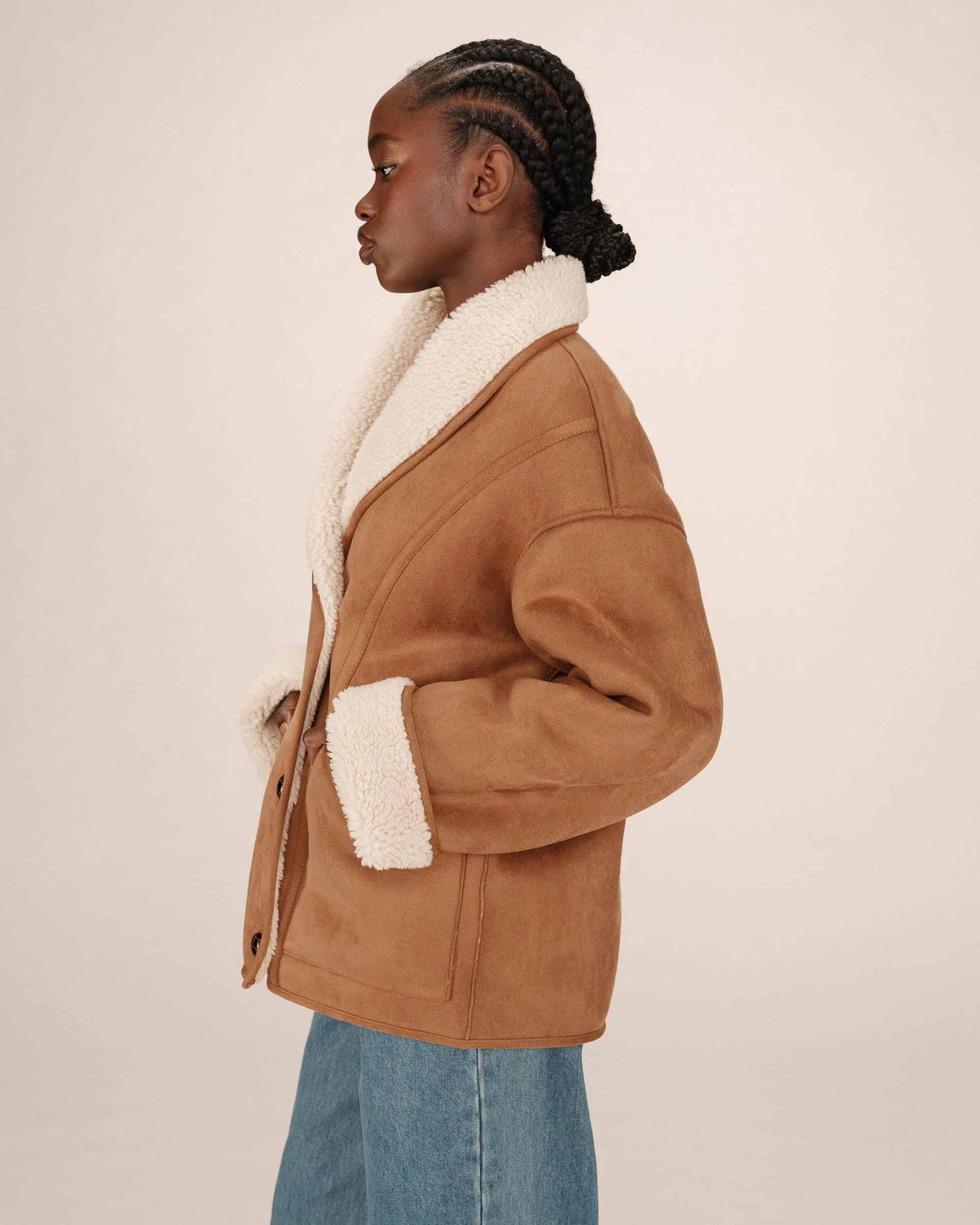 Manteau Camel Swan - Image 5