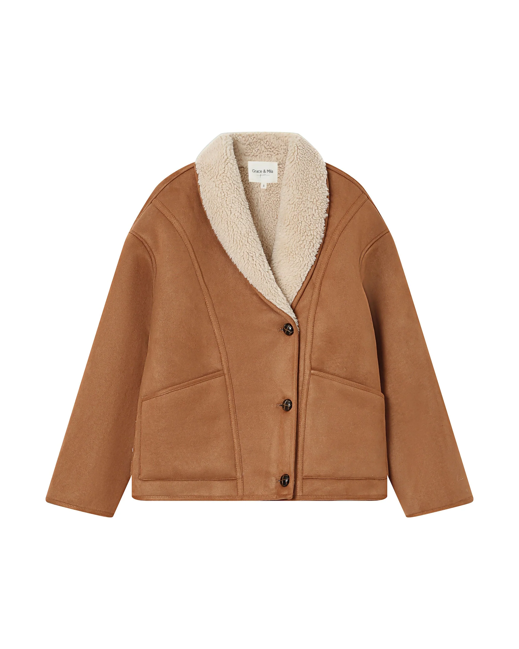 Manteau Camel Swan - Image 7
