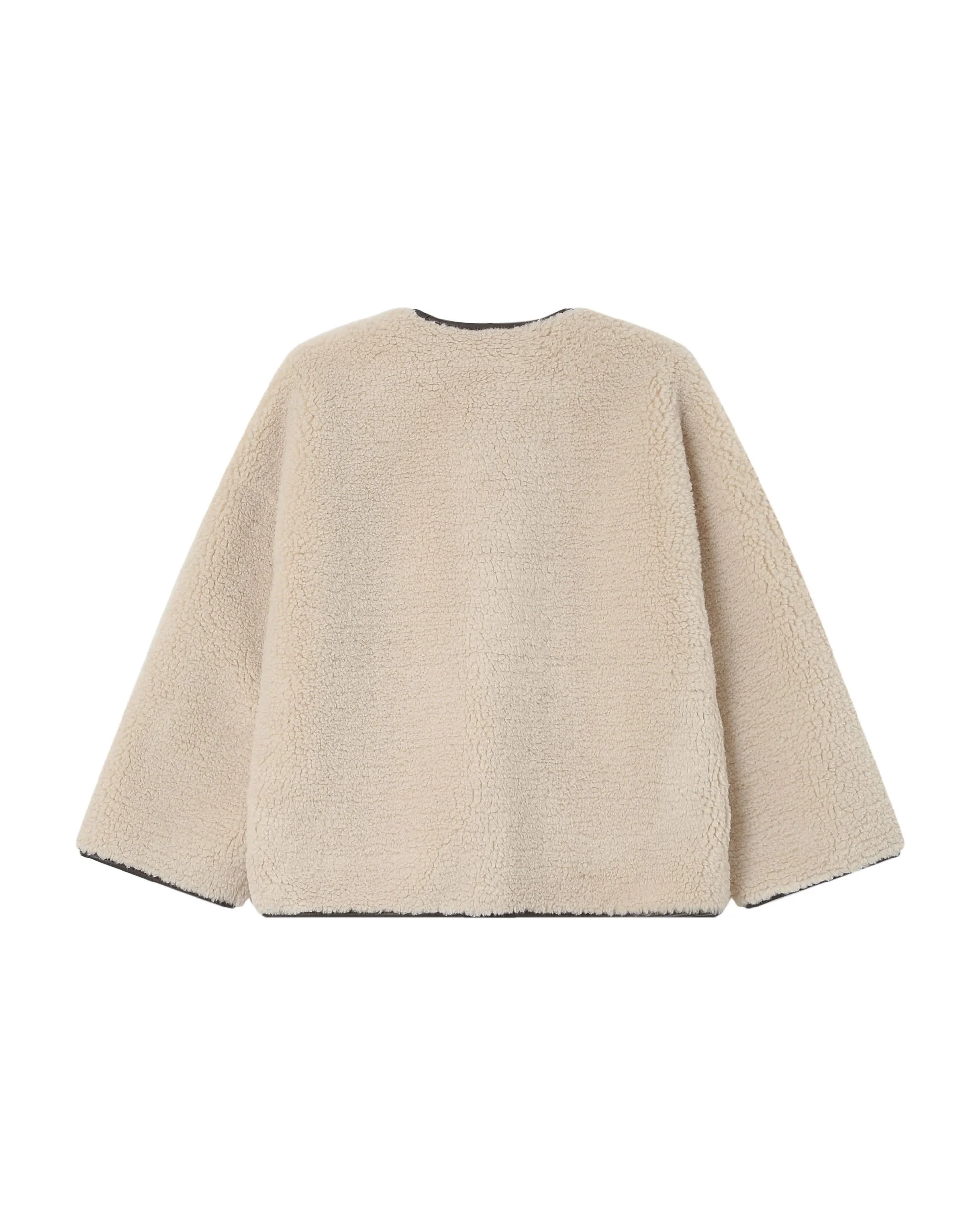 Manteau Oversize Ecru Simon - Image 9