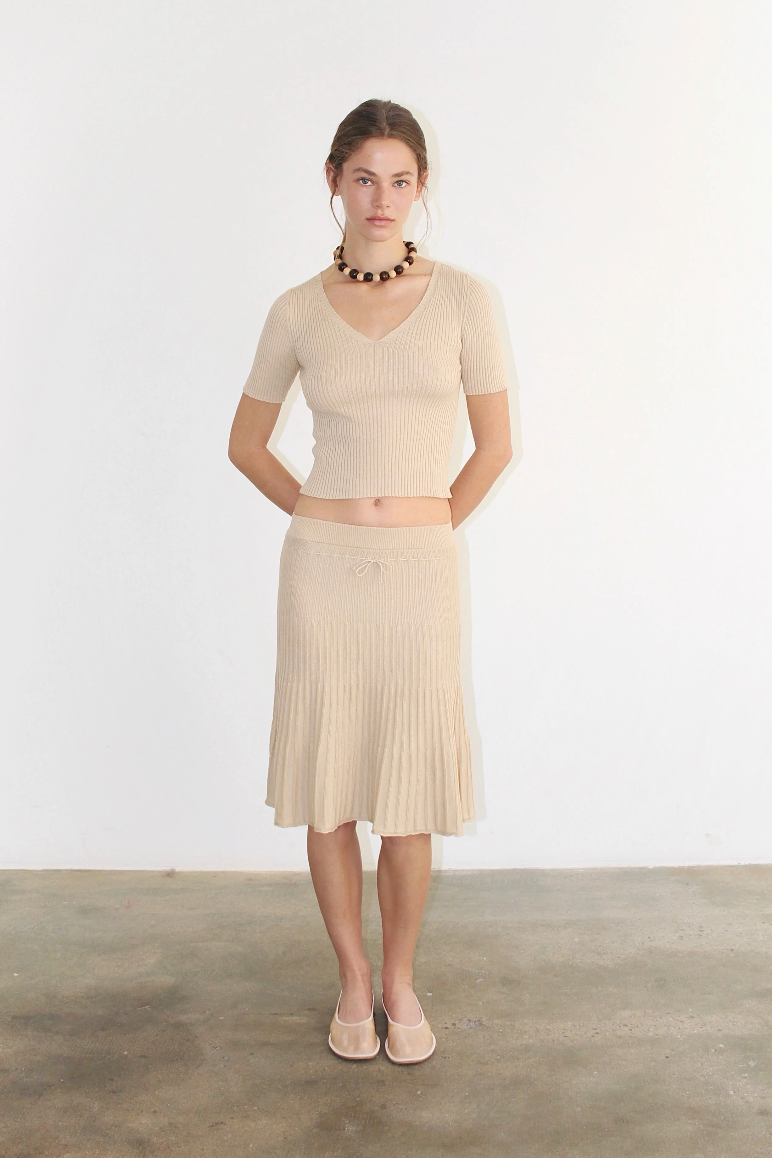 Jupe Margherita - Beige - Image 3