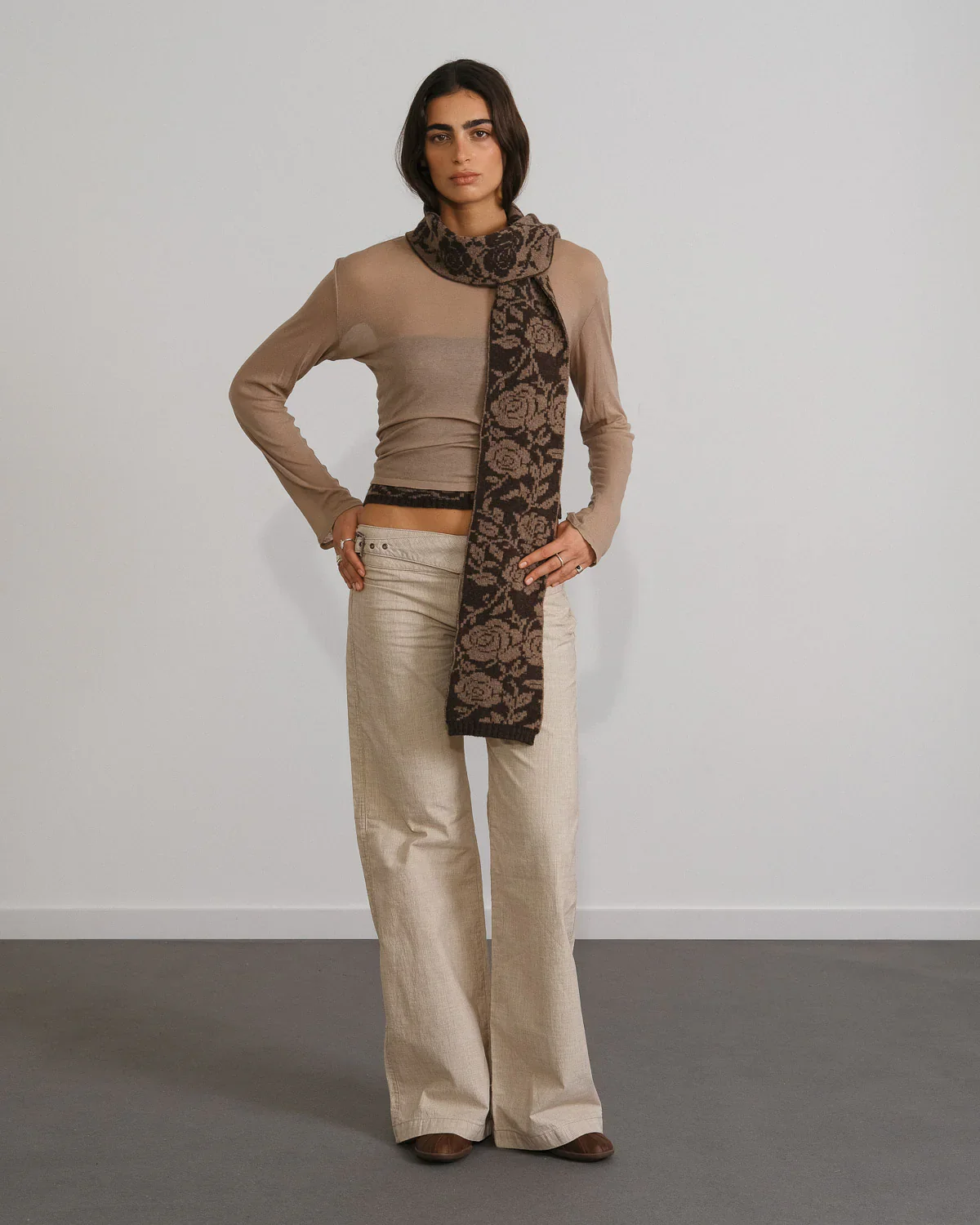 Écharpe Maruja - Chocolat - Image 3