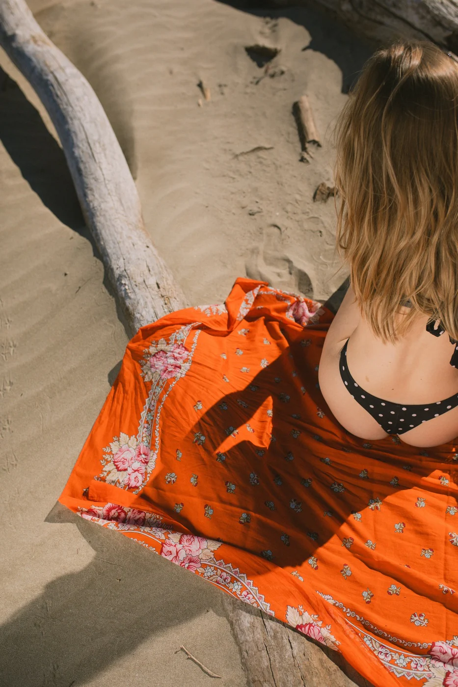 Foulard Alma - Orange - Image 3