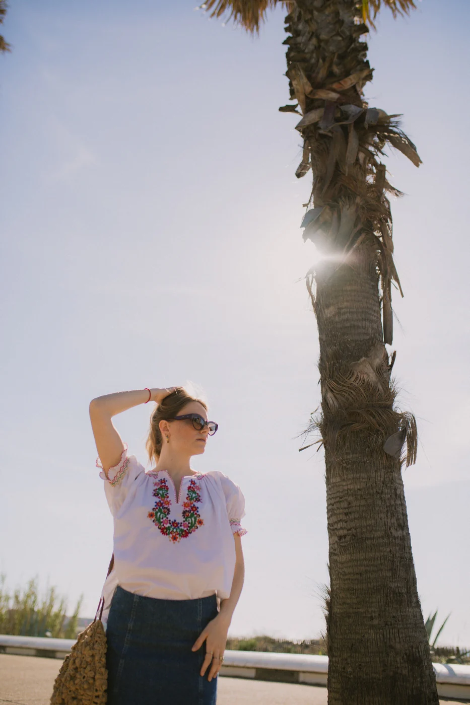 Blouse Hongroise - Blanc - Image 4