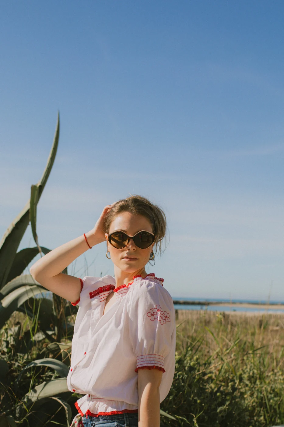 Blouse Ilona - Blanc - Image 3