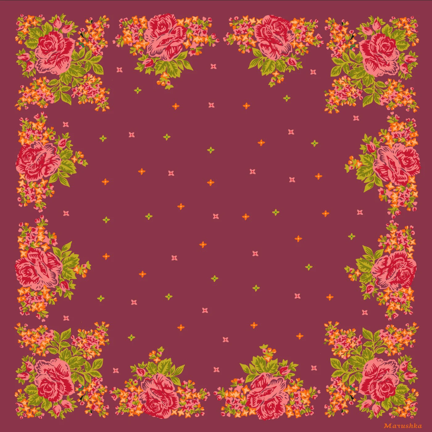 Foulard Elena - Rose - Image 2